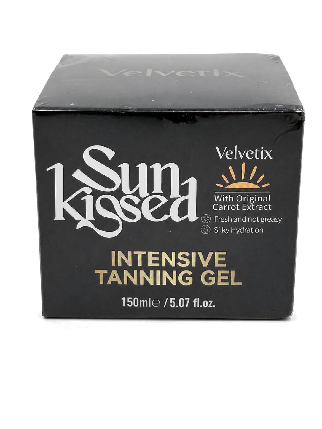 Velvetix Sun Kissed Intensive Tanning Gel 5.07 oz Carrot Oil New Sealed