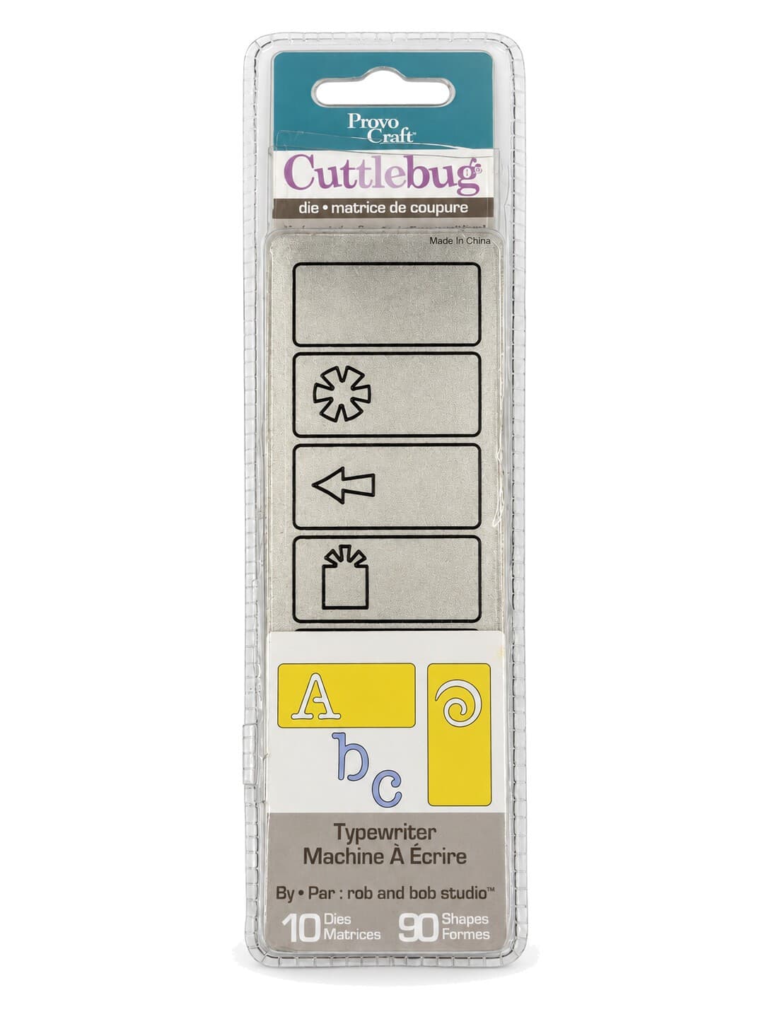 Provo Craft Cuttlebug Typewriter Alphabet & Symbol Dies 37-1060