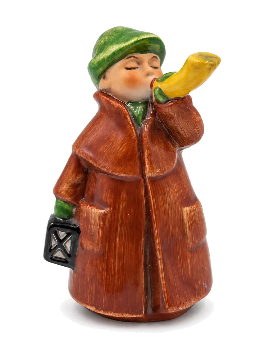 Goebel 13907-09 Town Crier Boy Blowing Horn Figurine W. Germany