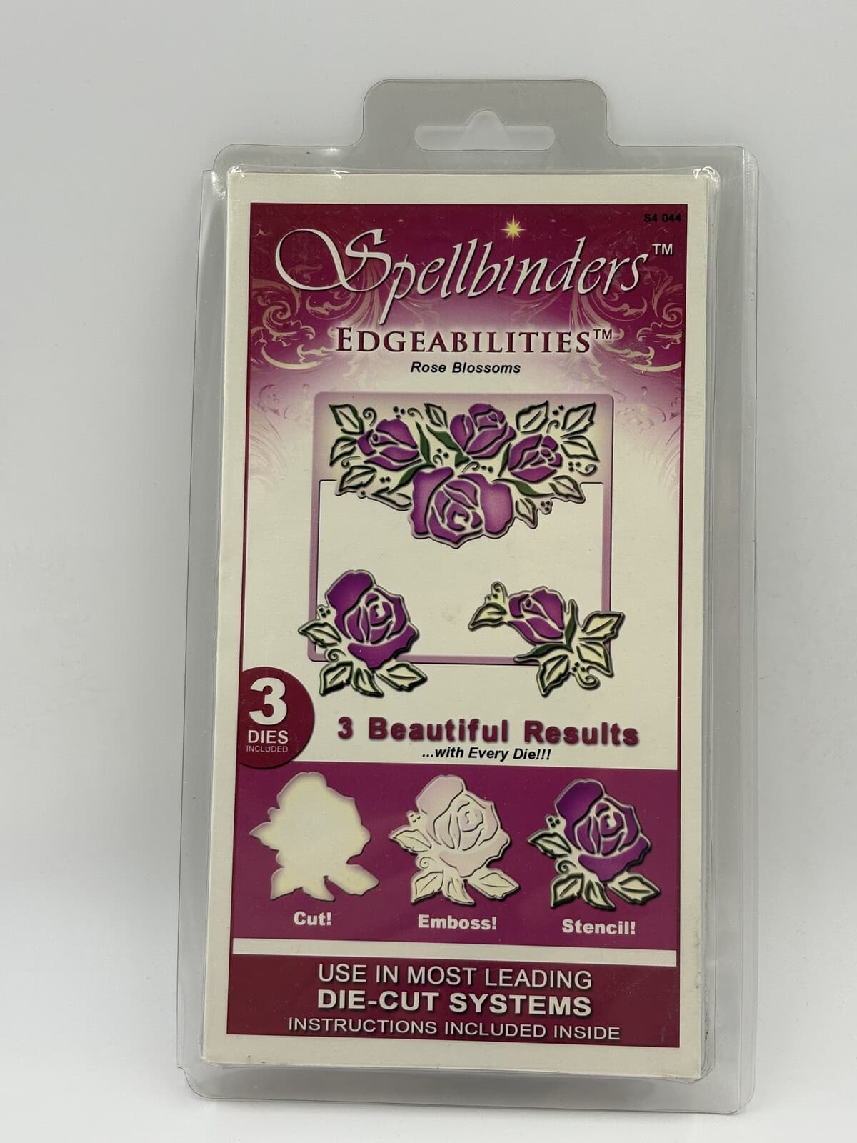 Spellbinders S4-044 Rose Blossoms & S4-204 Fleur de Lis Die Sets