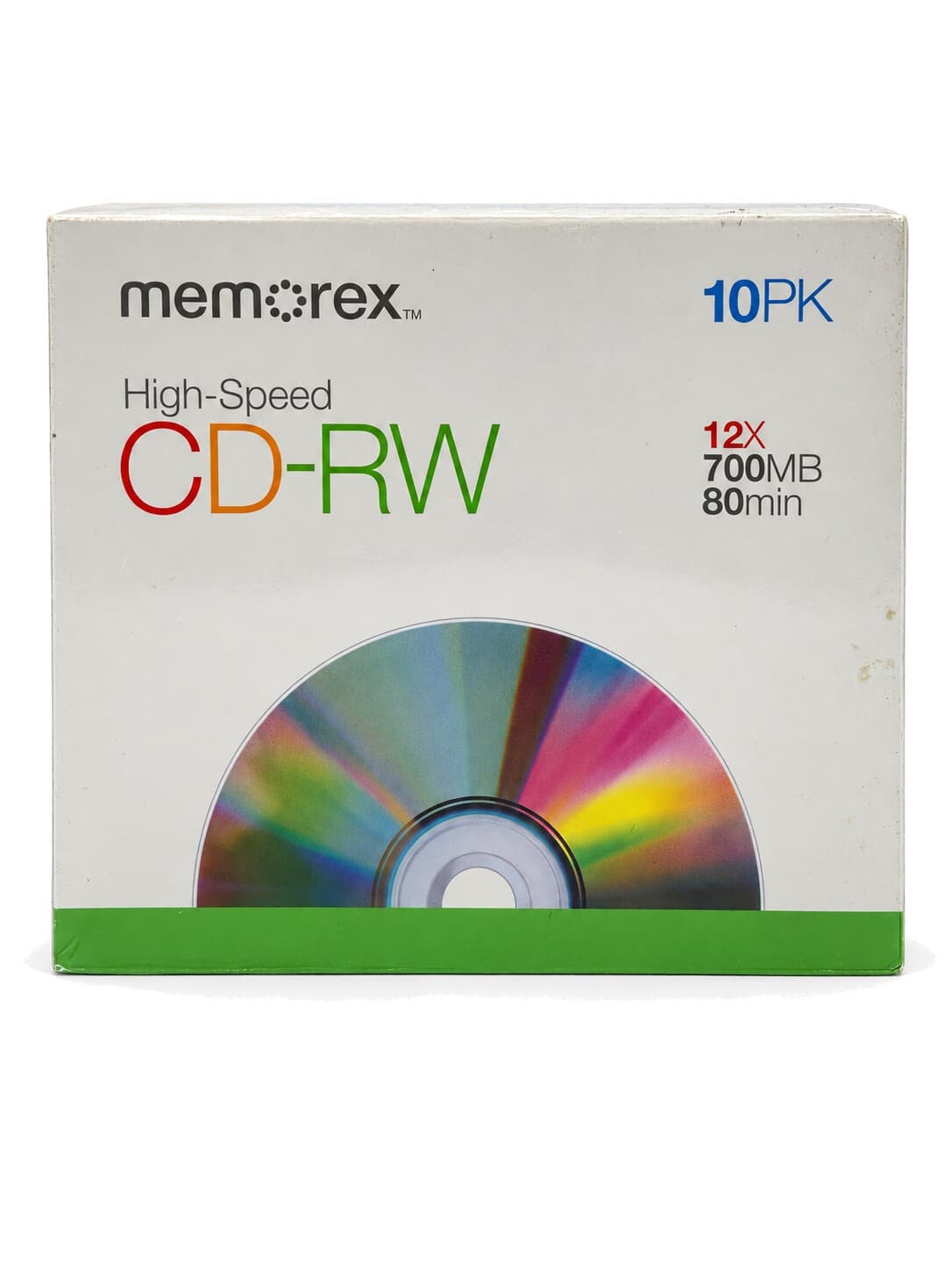 Memorex High-Speed CD-RW 10-Pack 12X 700MB 80 Min
