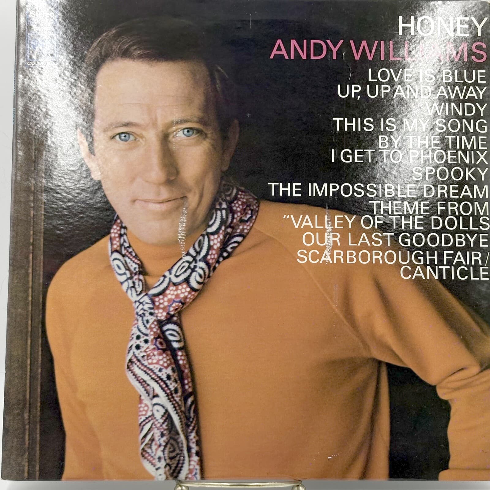 Andy Williams Honey LP Columbia CS 9662 1968 Stereo Vinyl Record