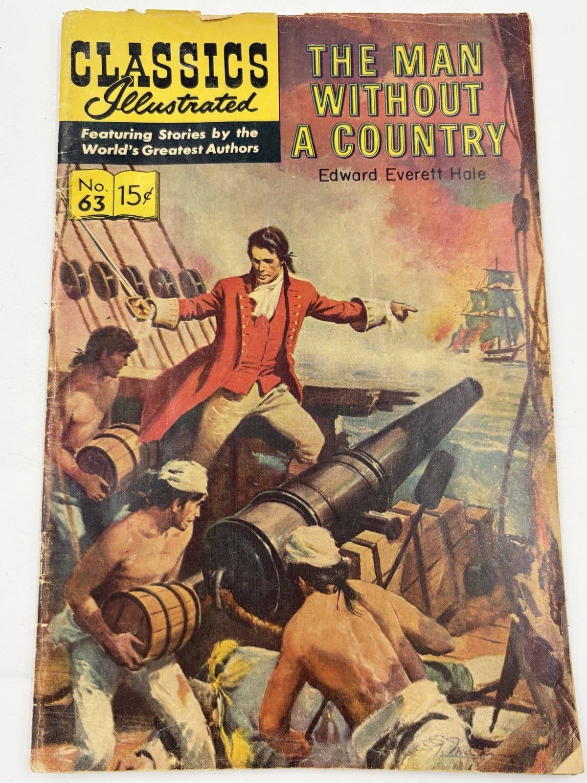 Classics Illustrated #63 The Man Without a Country 15c Vintage Comic