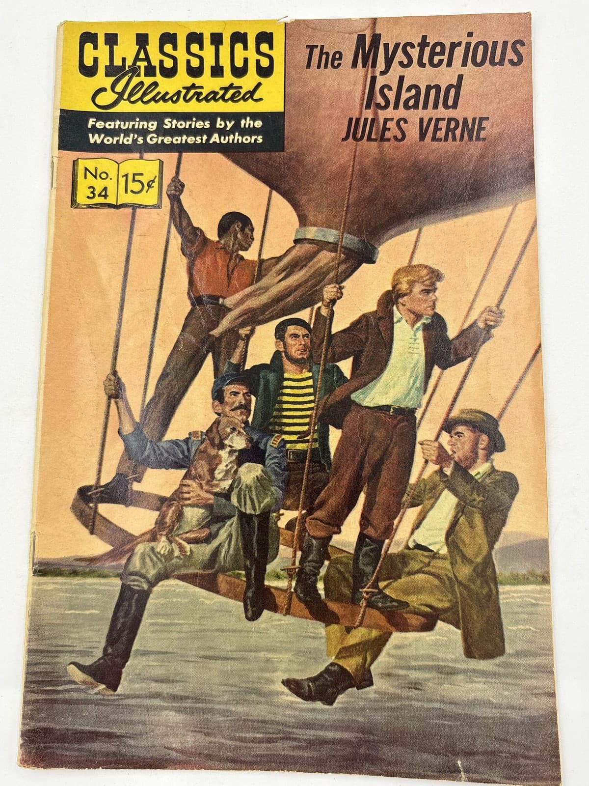Classics Illustrated #34 Mysterious Island 15c May 1964 Vintage Comic
