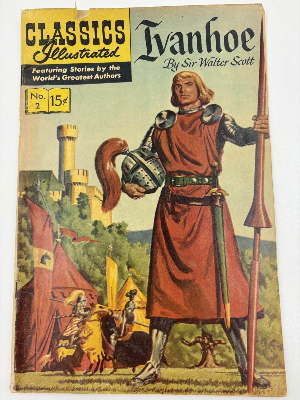 Classics Illustrated #2 Ivanhoe 15c May 1964 Vintage Comic