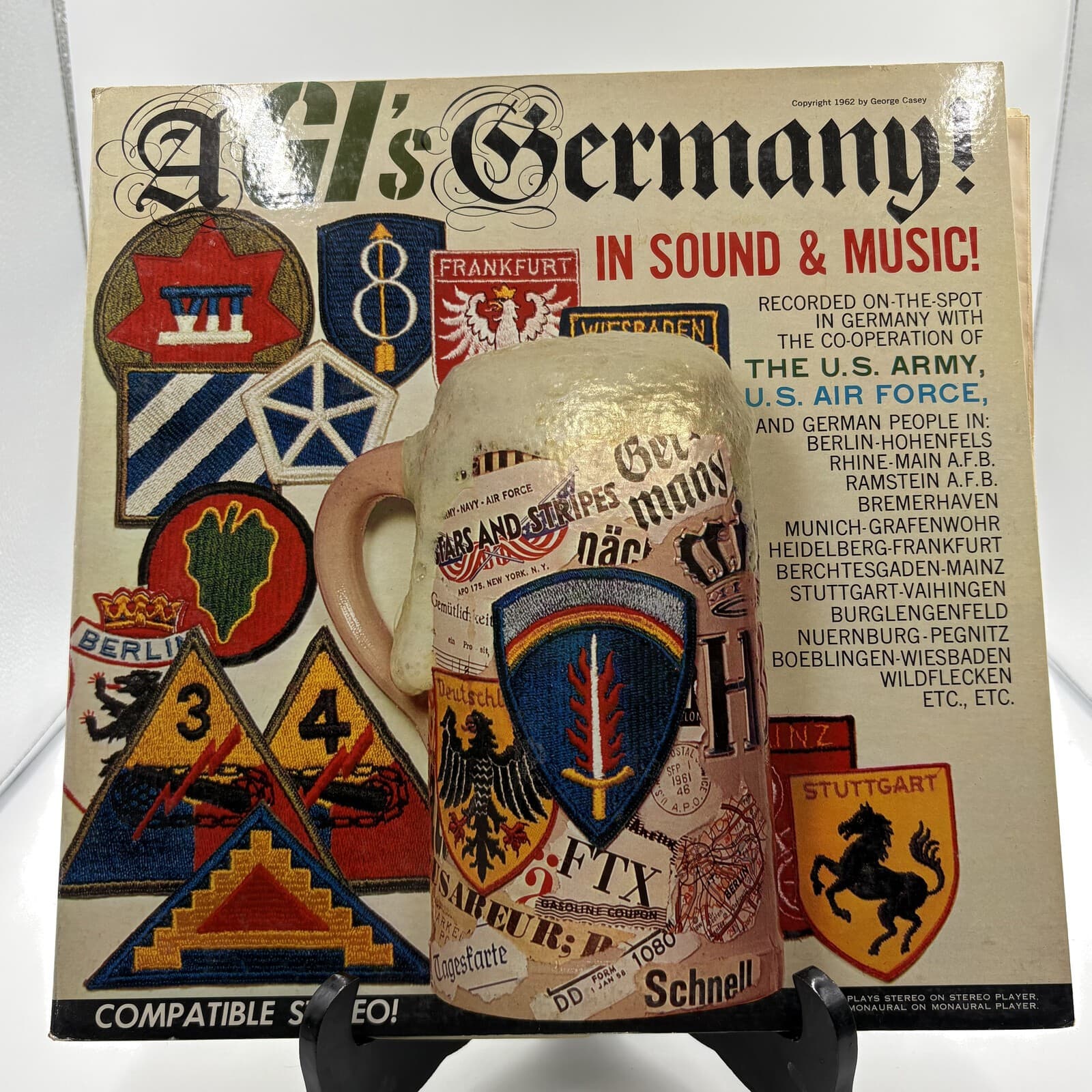 A GI's Germany In Sound & Music Vol 1 LP 900 1962 Gatefold w/ Inserts