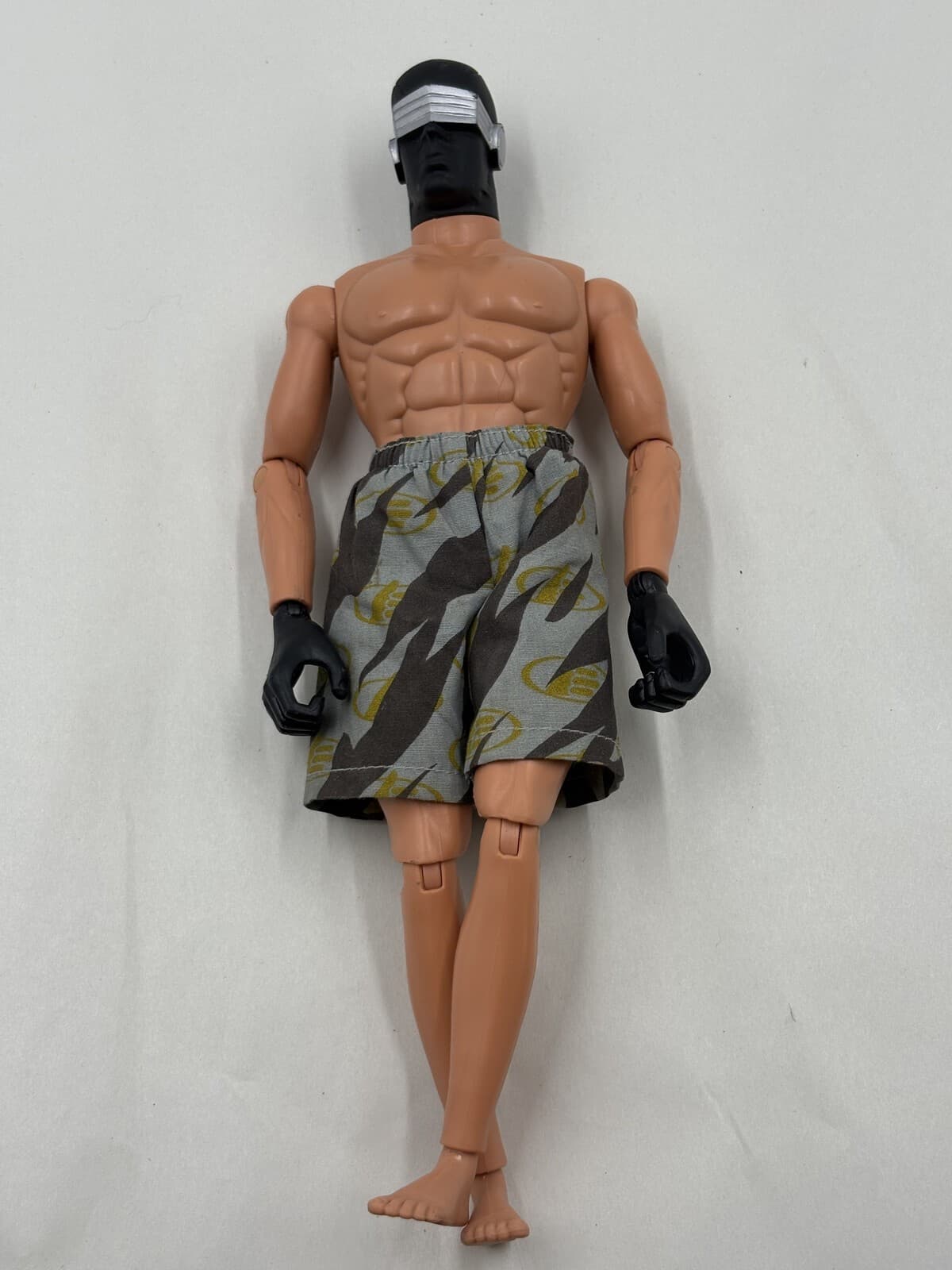 Vintage Mattel Max Steel 12" Action Figure Mask Shorts Gloves Incomplete