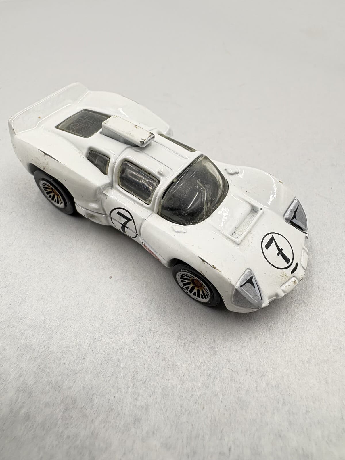 2003 Hot Wheels First Editions Chaparral 2D #021 White 1:64 Loose