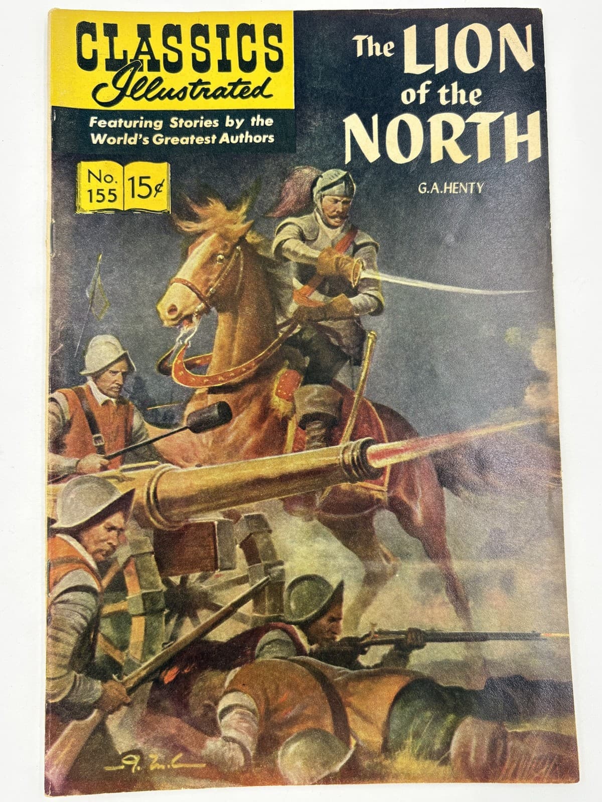 Classics Illustrated #155 The Lion of the North 15c Jan 1964 Comic