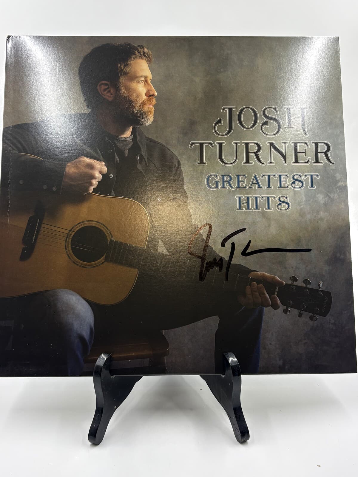 Josh Turner Greatest Hits Autographed Ivory Vinyl LP MCA Nashville