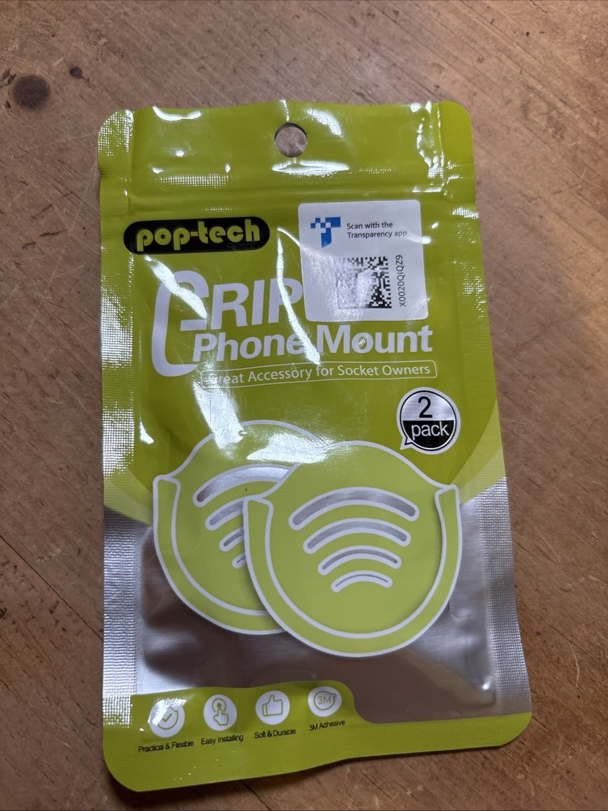 Poptech Grip Car Phone Mount NEW