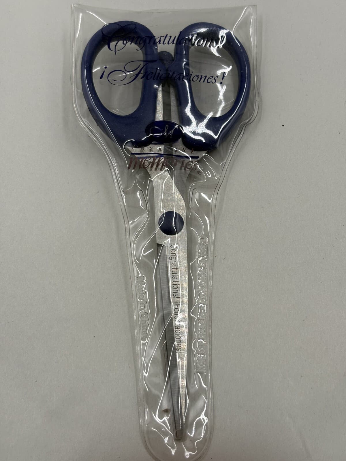 Creative Memories All-Purpose Scissors Blue 6.5 in New Sealed
