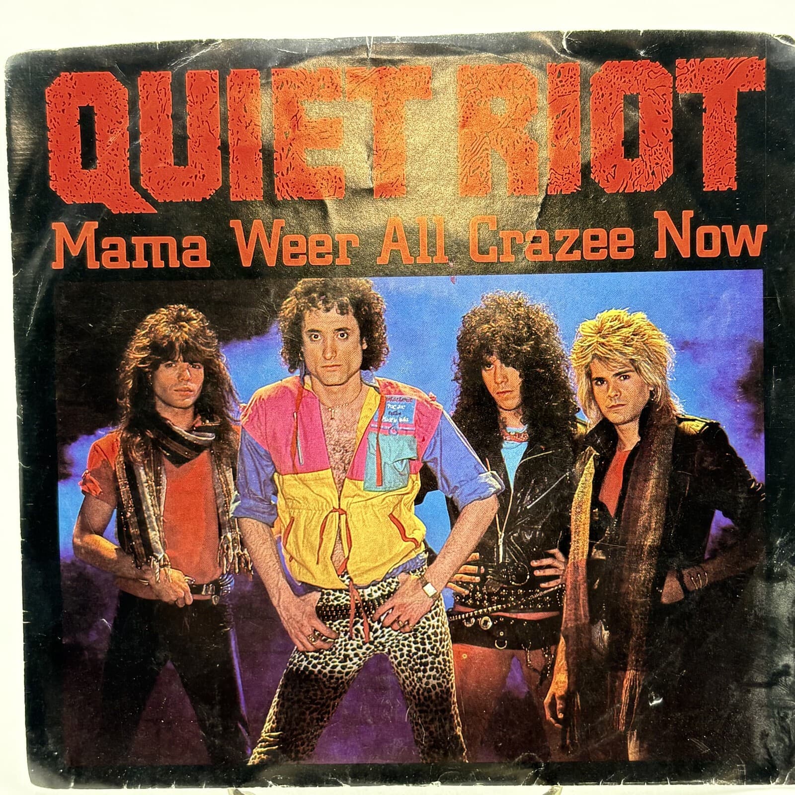 Quiet Riot Mama Weer All Crazee Now 7" 45 WLP Promo Picture Sleeve ZS4 04505