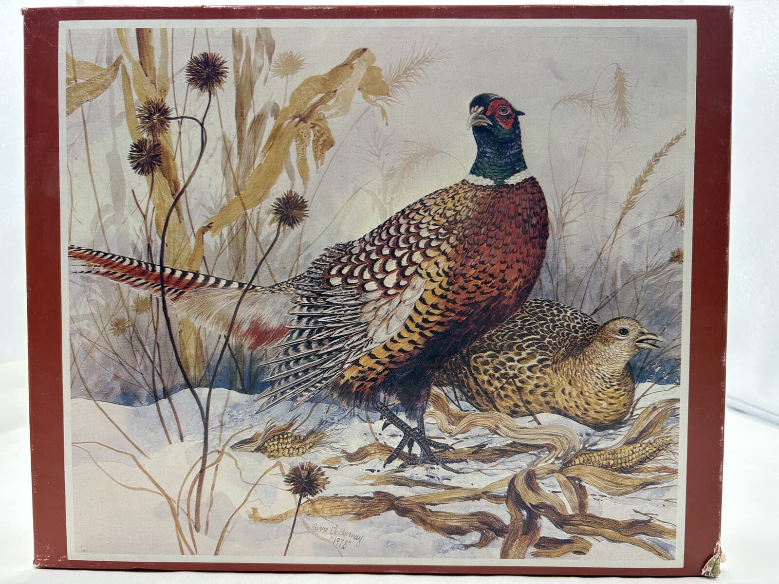 Vintage 1978 Current 500 Piece Puzzler Pheasant Pierre DeBernay Uncounted