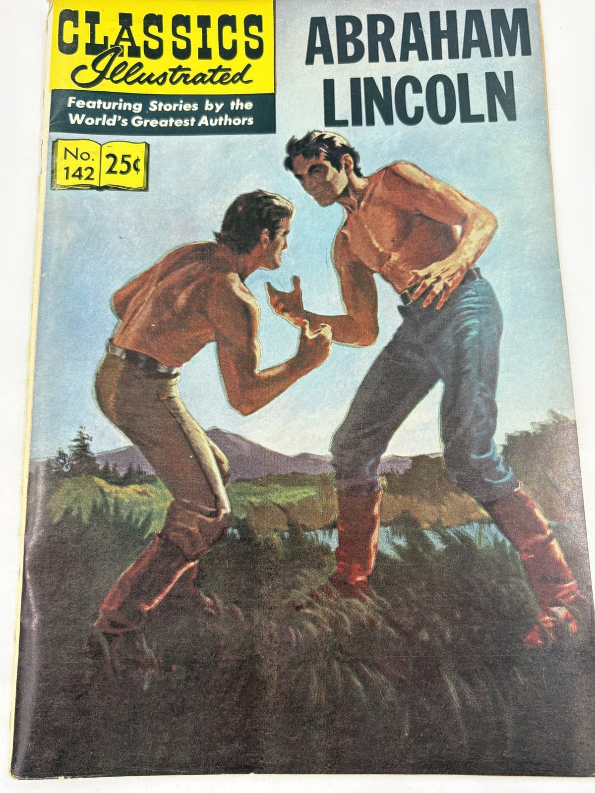 Classics Illustrated #142 Abraham Lincoln 25c Vintage Comic