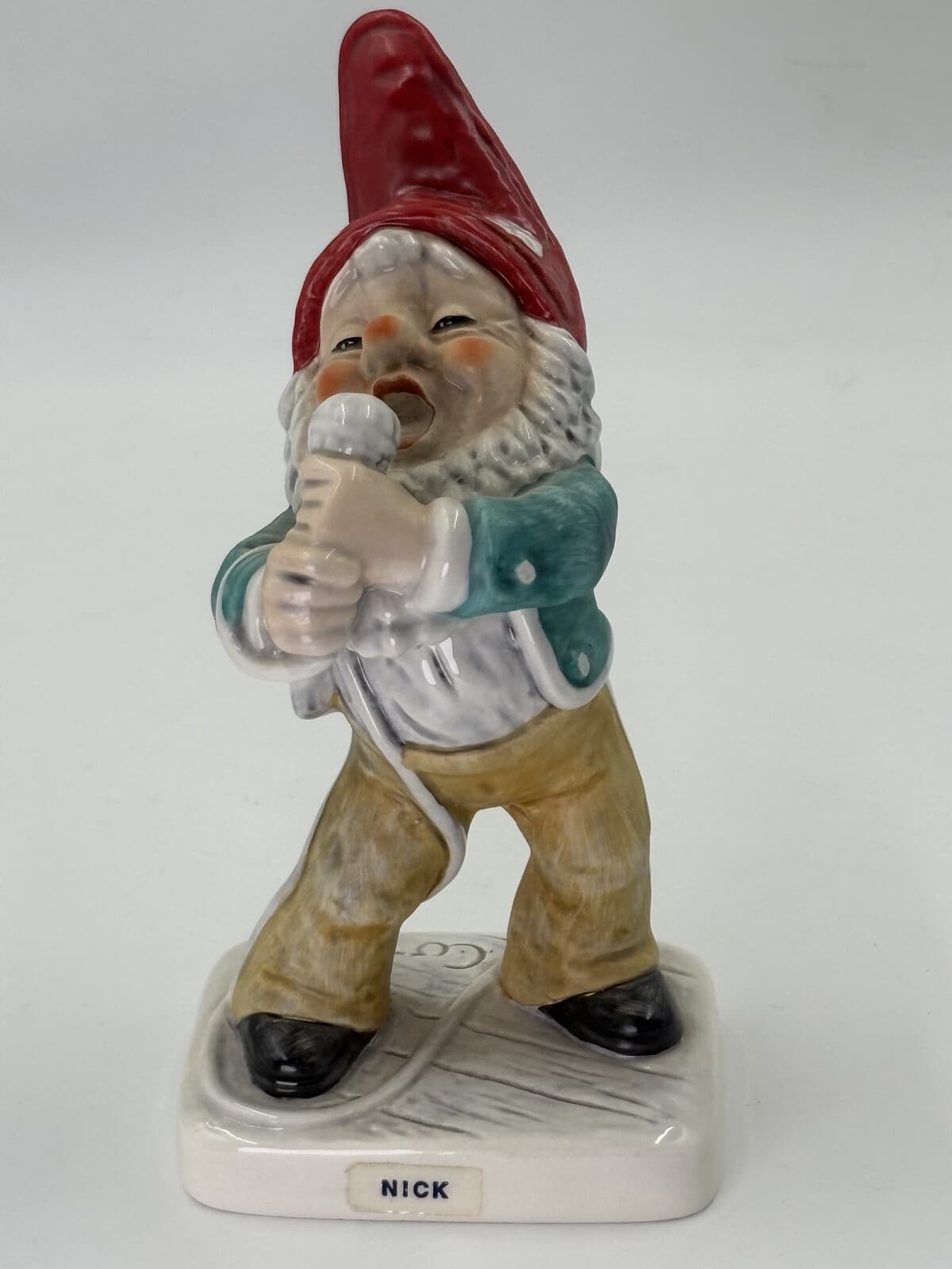 Vintage Goebel Co-Boy Nick Nightclub Singer Gnome Figurine W Germany