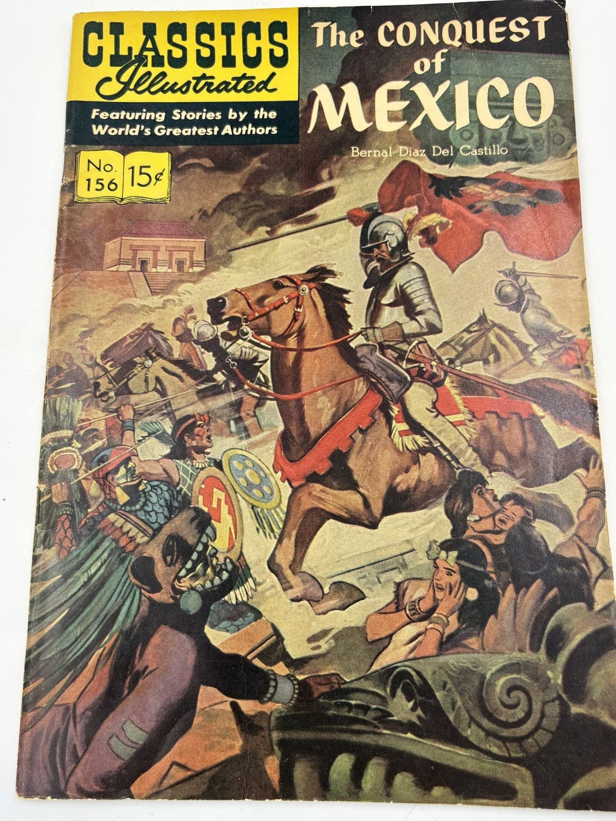 Classics Illustrated #156 Conquest of Mexico 15c Aug 1967 Comic