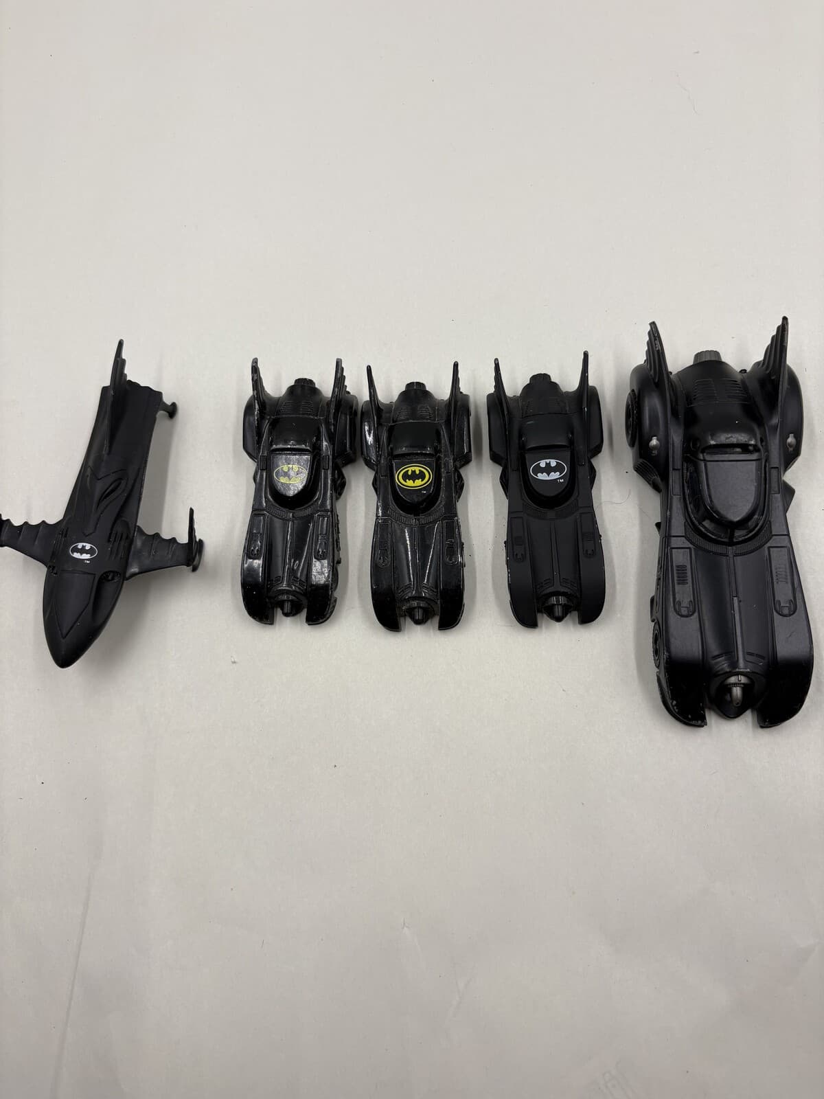 Batman Batmobile Batwing Vehicle Lot of 5 ERTL Jada Toys 1989 1992