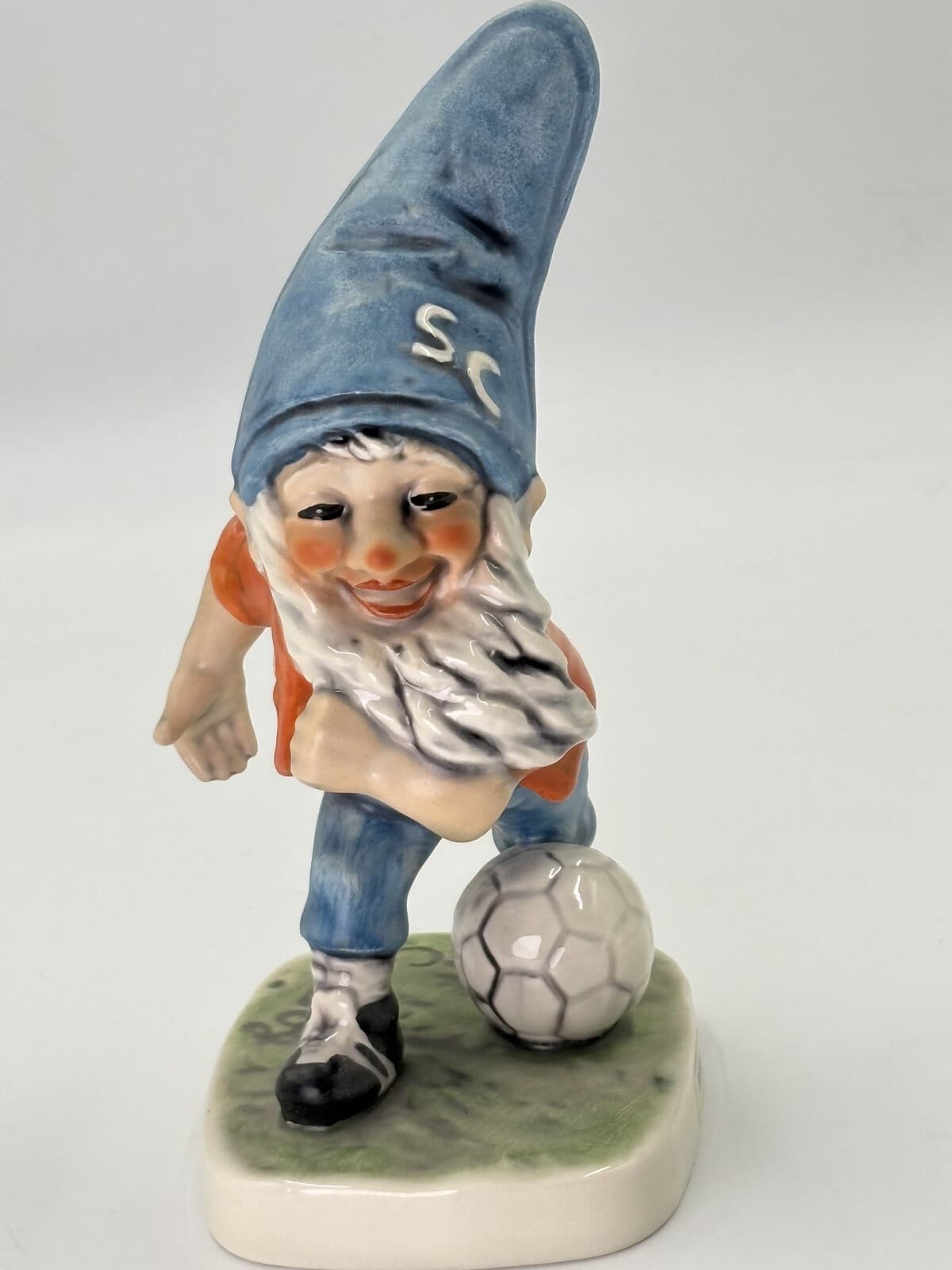 Vintage Goebel Co-Boy Bert Soccer Player Gnome Figurine 17525-18 W Germany