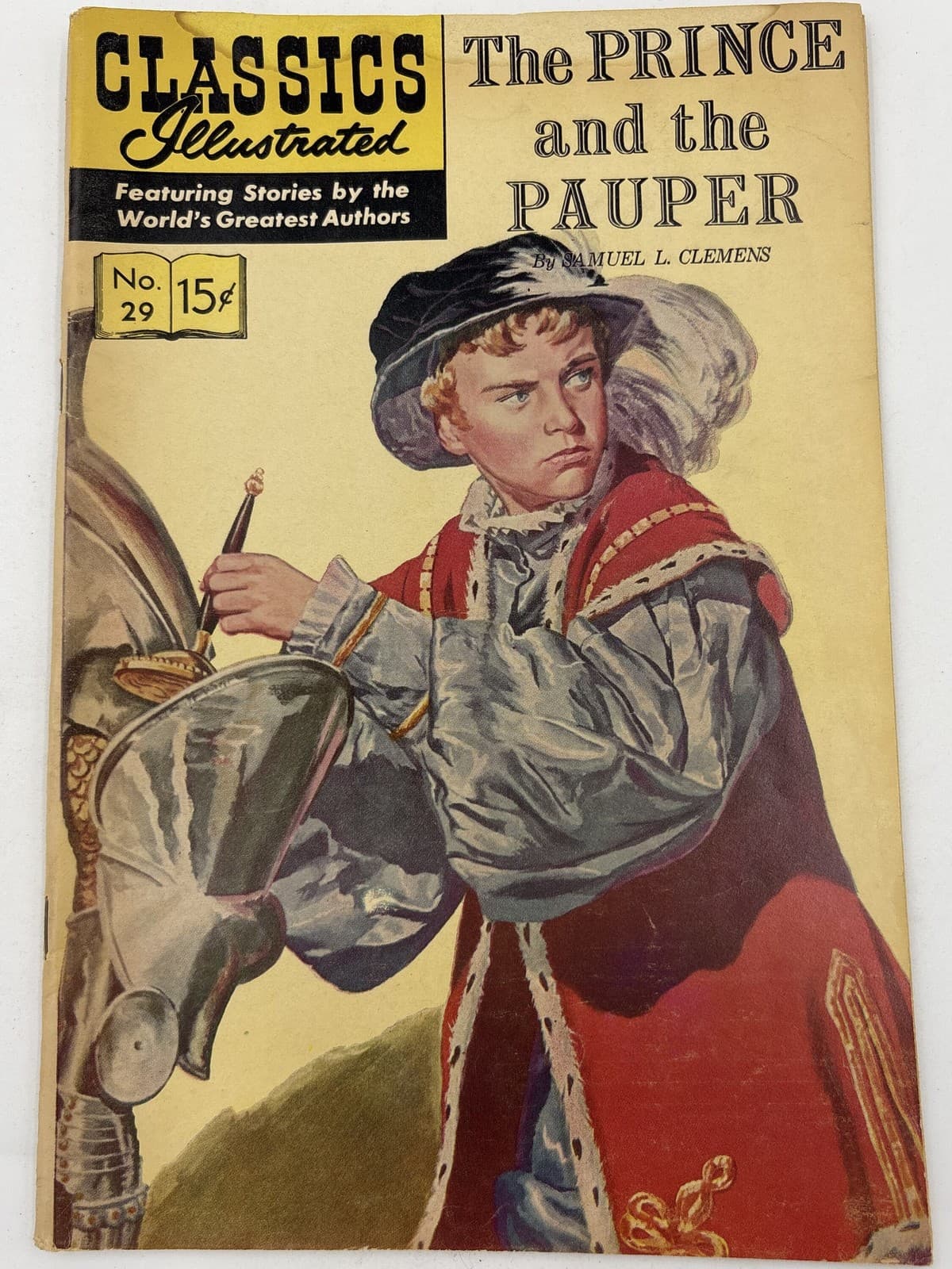 Classics Illustrated #29 The Prince and the Pauper 15c Vintage Comic