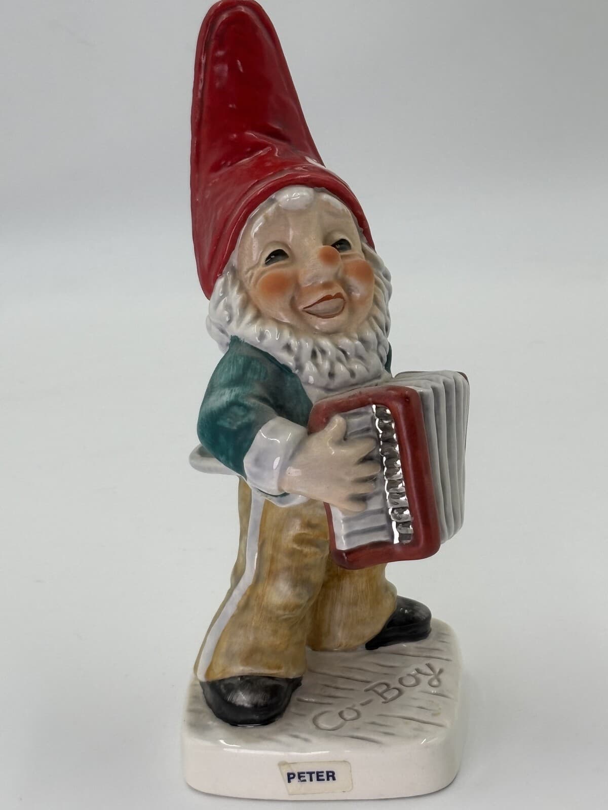 Vintage 1980 Goebel Co-Boy Peter Accordionist Gnome 17541-18 W Germany
