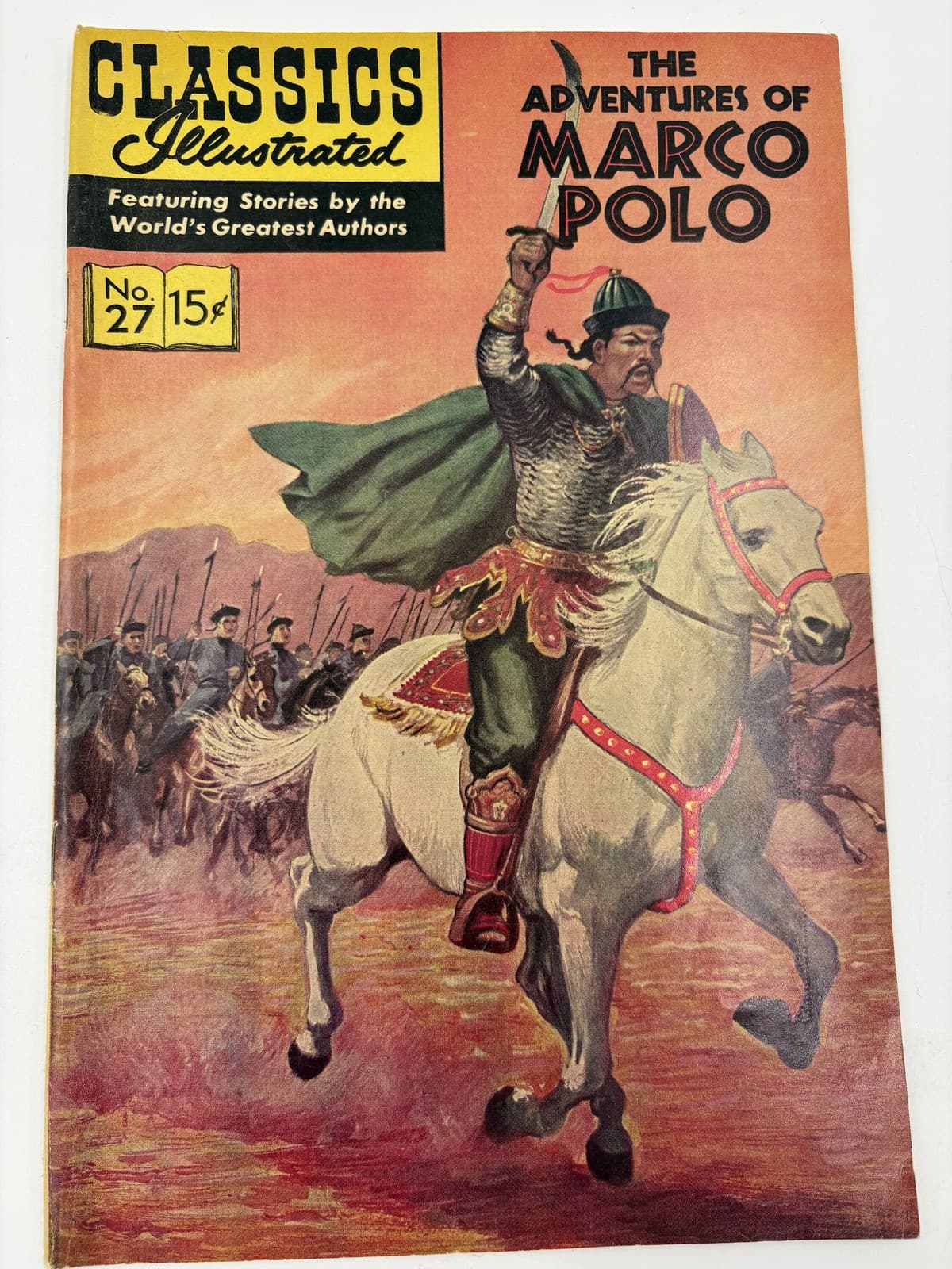 Classics Illustrated #27 The Adventures of Marco Polo 15c Vintage Comic