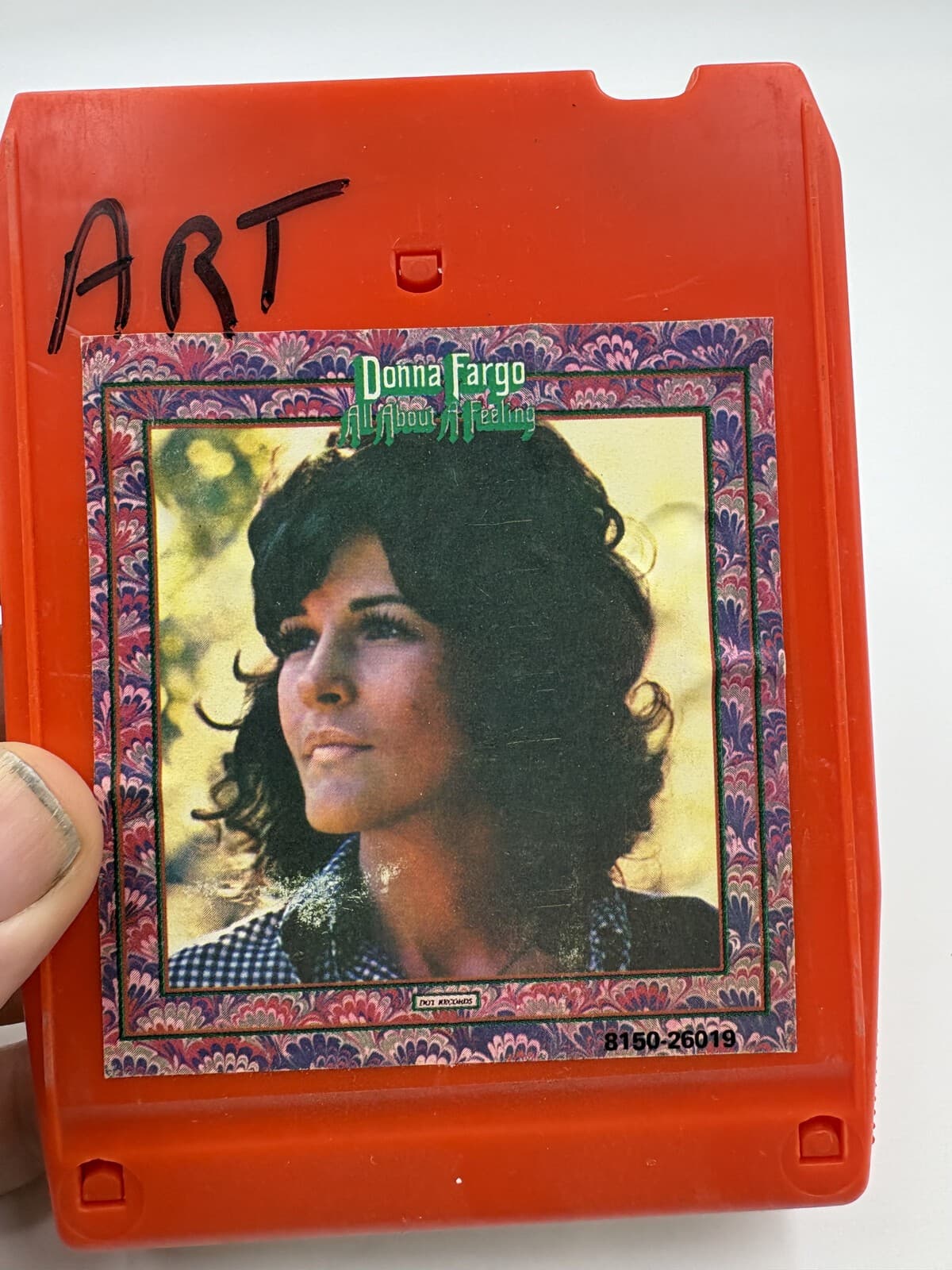 Donna Fargo All About A Feeling 1973 Dot Stereo 8-Track Tape 8150-26019