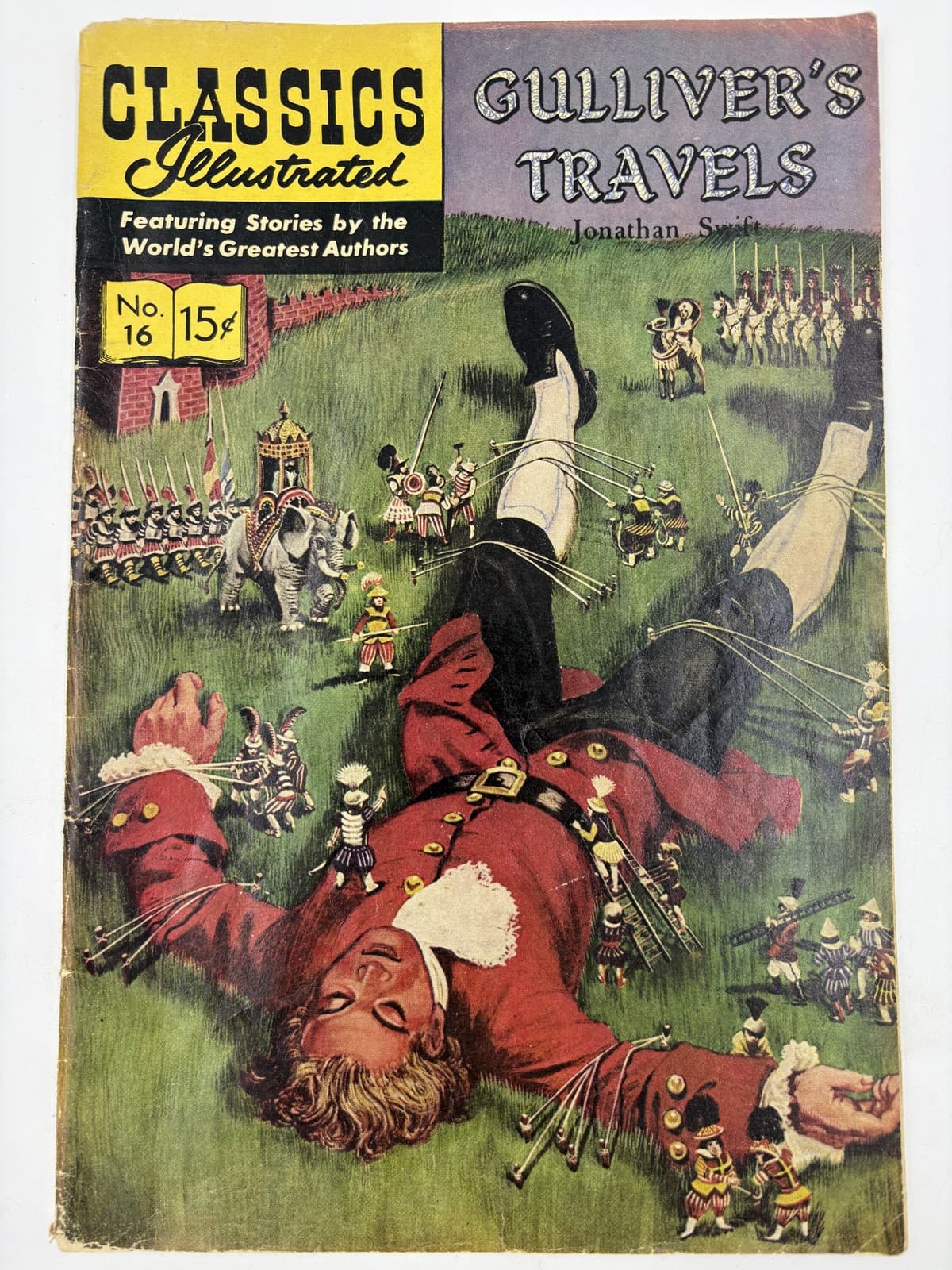 Classics Illustrated #16 Gulliver's Travels 15c May 1964 Vintage Comic