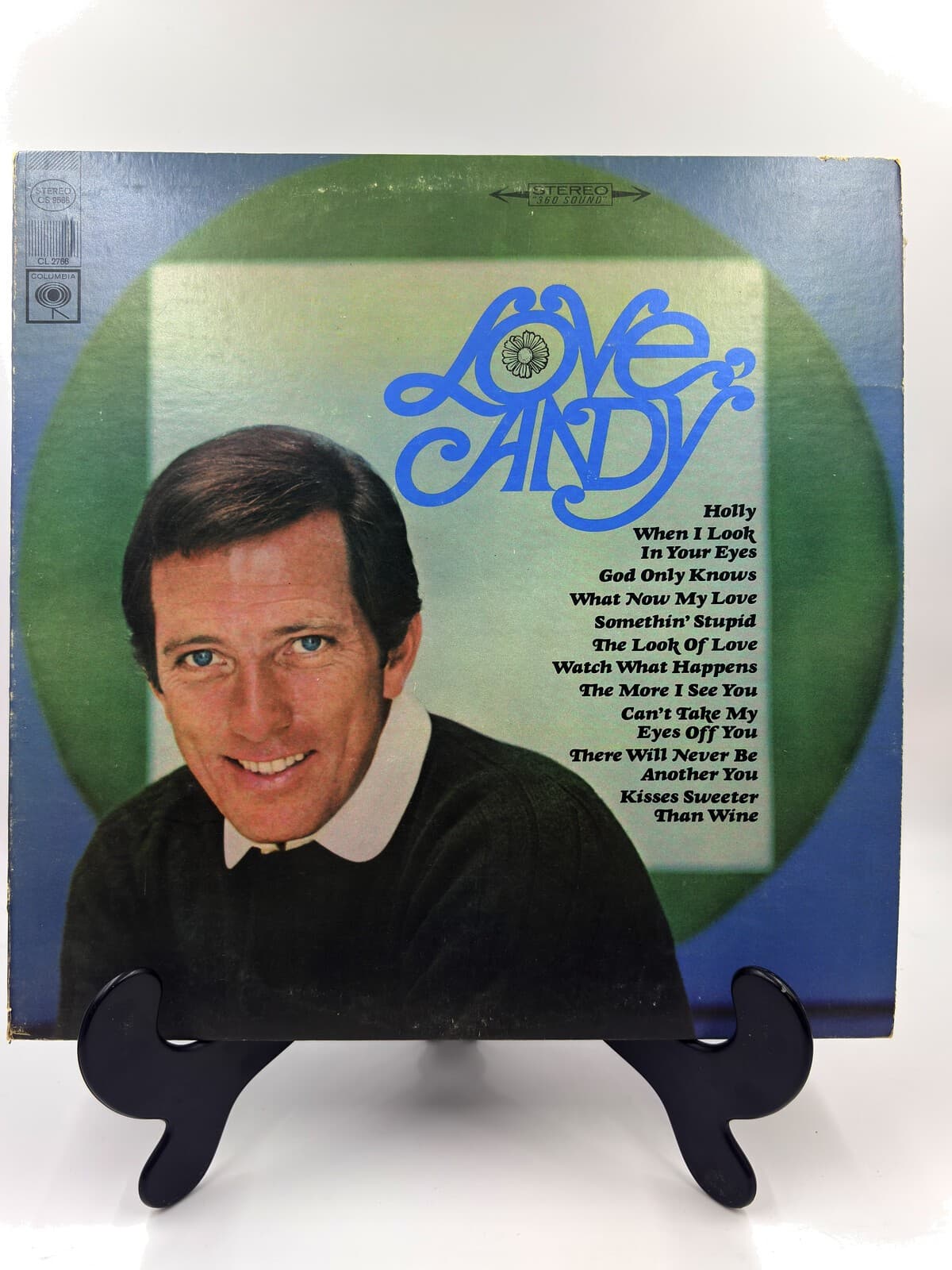 Andy Williams Love, Andy 1967 Columbia CS 9566 Stereo Vinyl LP