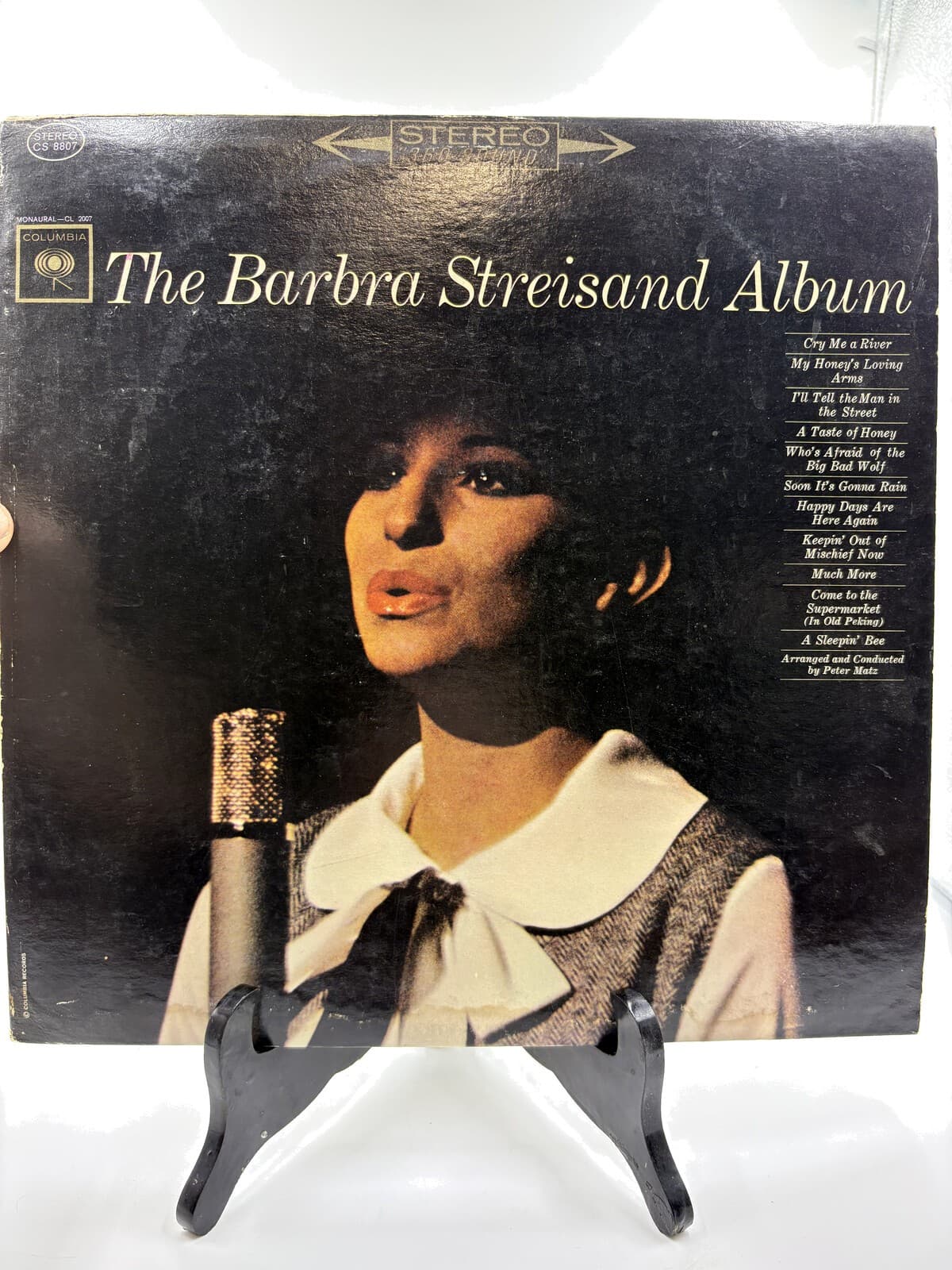 Barbra Streisand The Barbra Streisand Album 1963 Stereo LP CS 8807