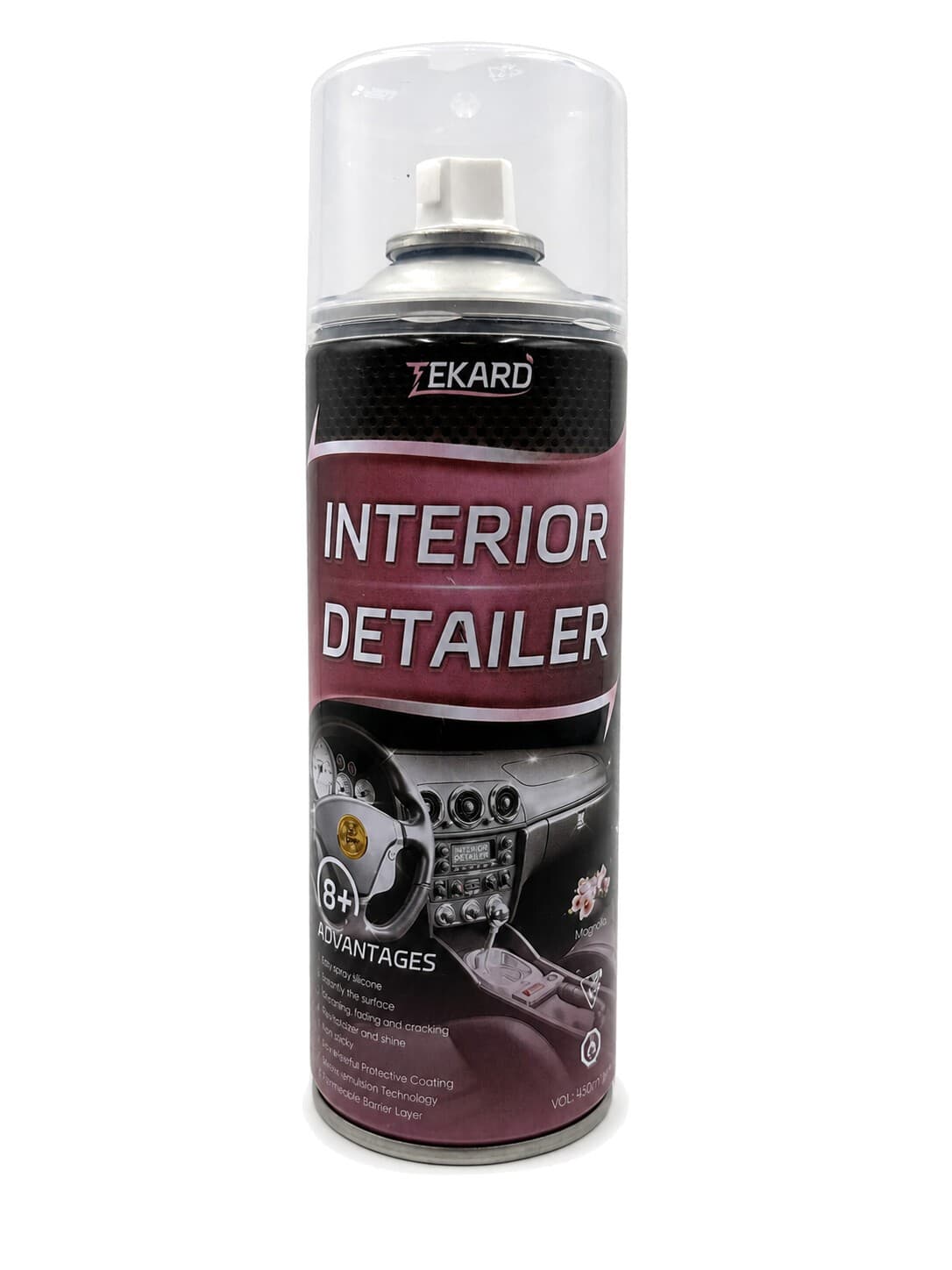 TEKARD Interior Detailer 450ml 15oz Aerosol Car Cleaner Magnolia New
