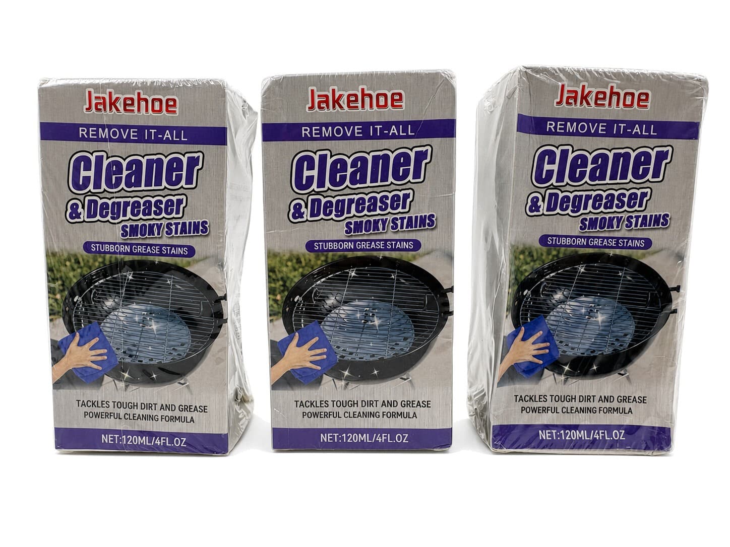 Jakehoe Remove It-All Cleaner & Degreaser 120ml Grill Cleaner 3 Pack
