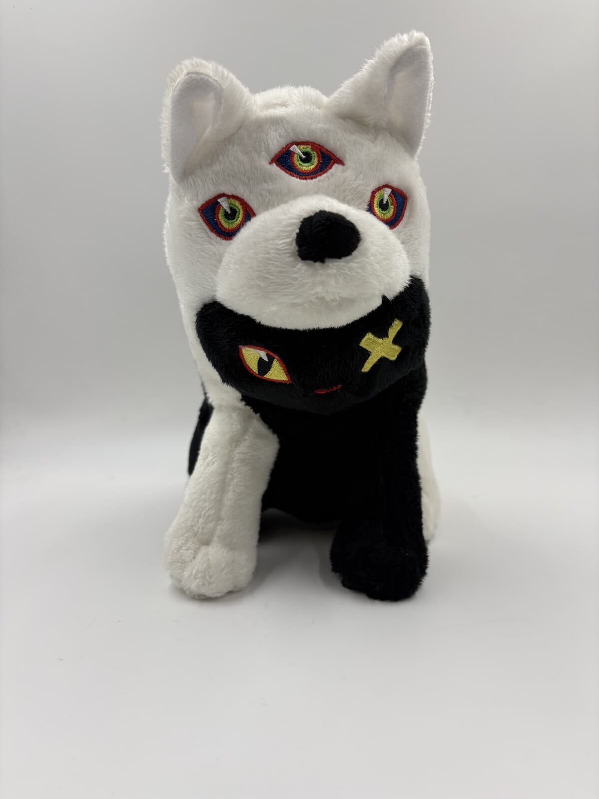 Meow Wolf Cat Wolf Twisted Multiverse 10 in Black White Plush