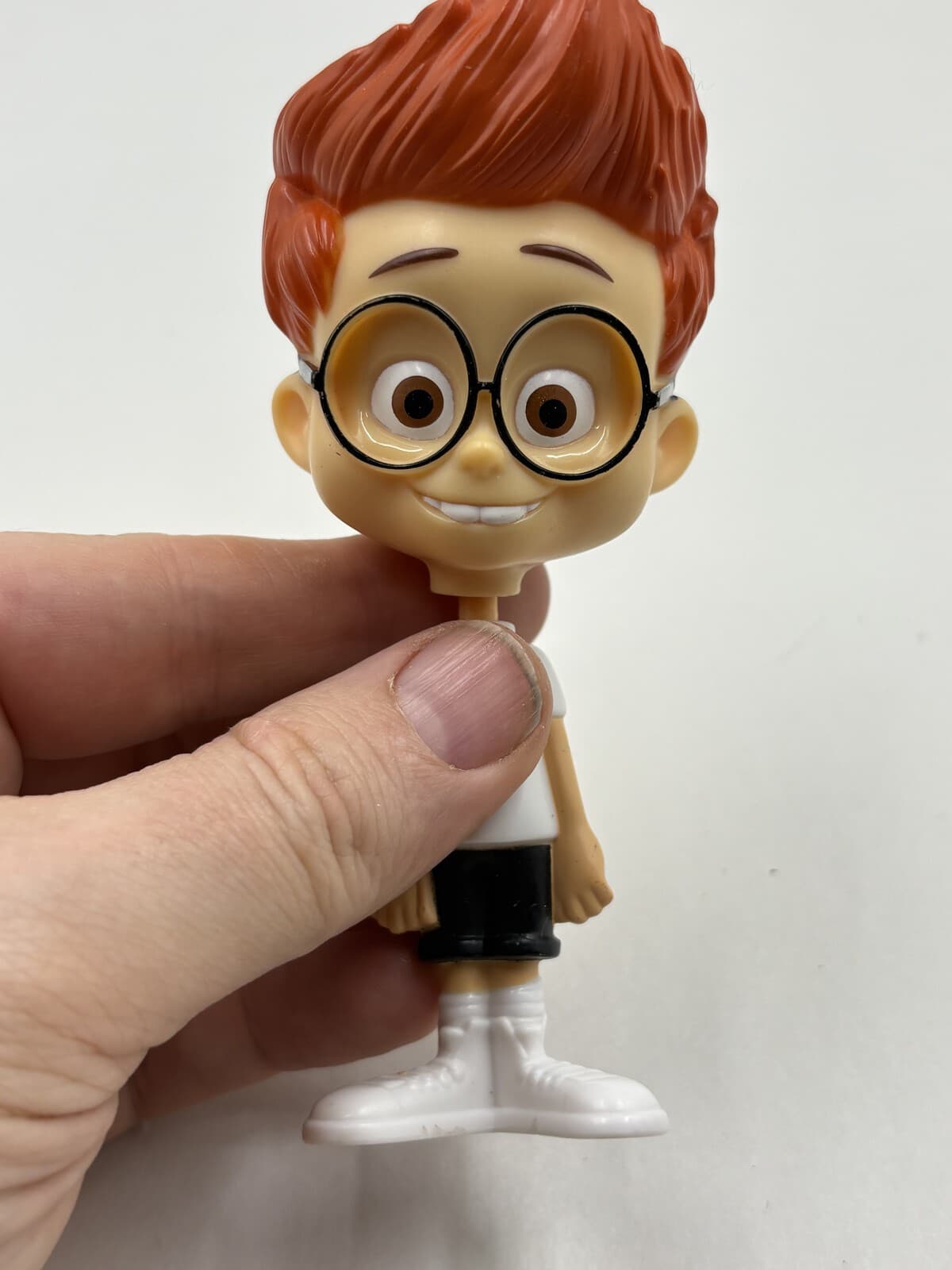 2014 McDonald's Mr. Peabody & Sherman #1 Sherman Bobblehead Toy