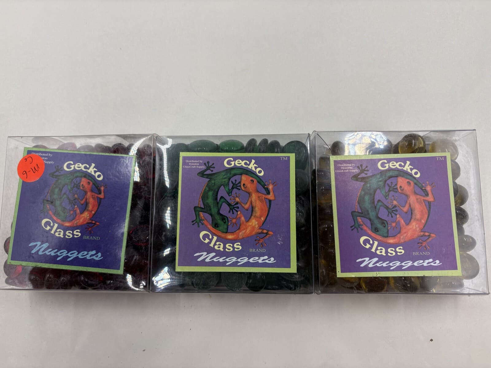 Gecko Glass Colored Marbles Beads - Pick and Choose One Or More