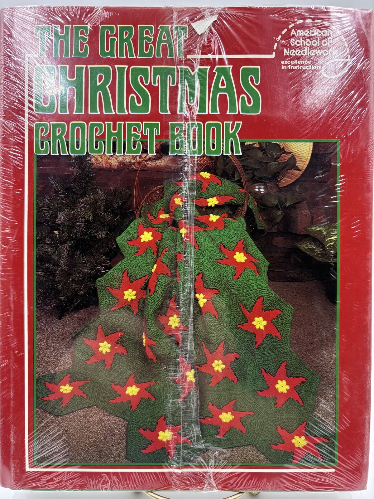 The Great Christmas Crochet Book American School Needlework Hardcover Sealed