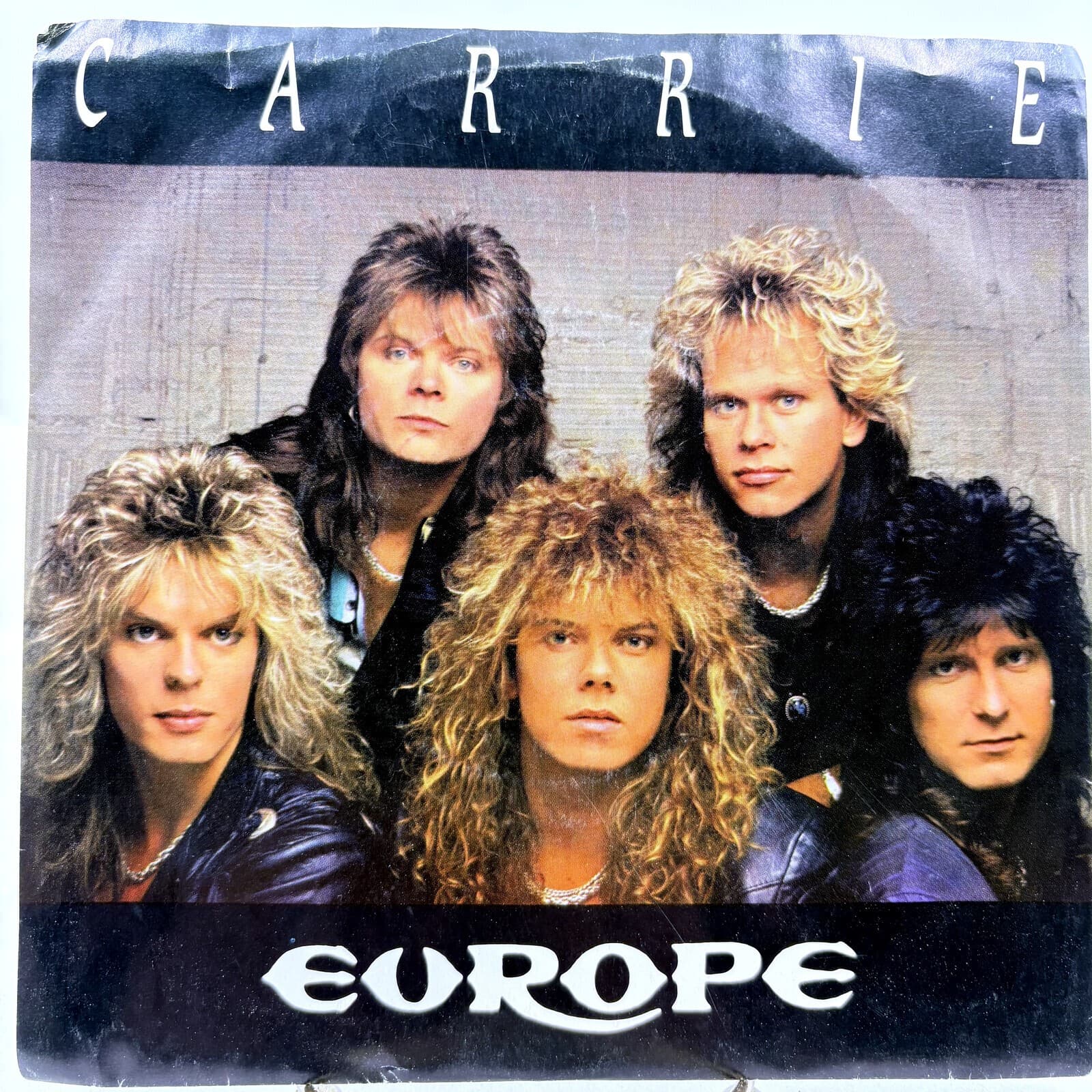 Europe "Carrie" 7" 45 RPM Promo Single Epic 34-07282 Picture Sleeve