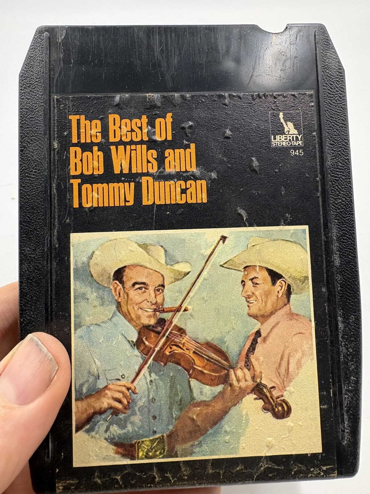 Bob Wills & Tommy Duncan The Best Of 8-Track Tape Liberty LTR 8945 1969