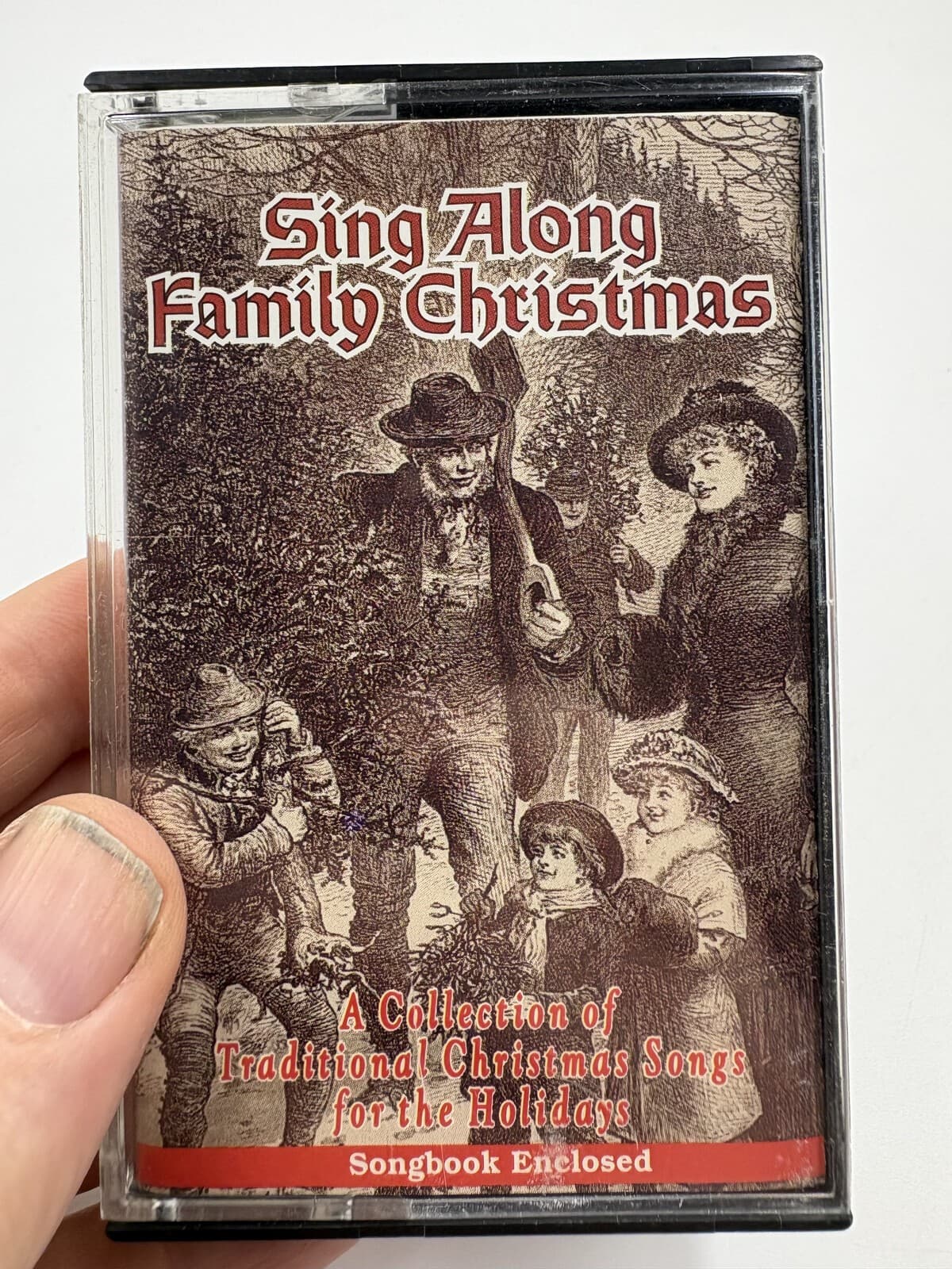Sing Along Family Christmas 1993 Cassette DLA Music FC101 Songbook