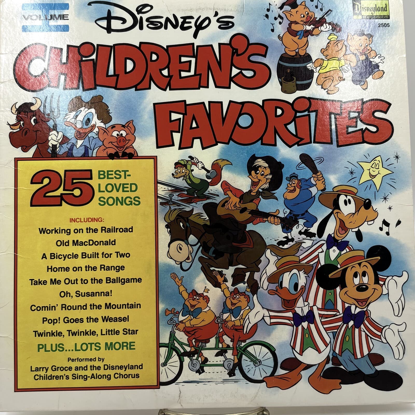 Disney's Children's Favorites Volume I LP 1979 Disneyland 2505