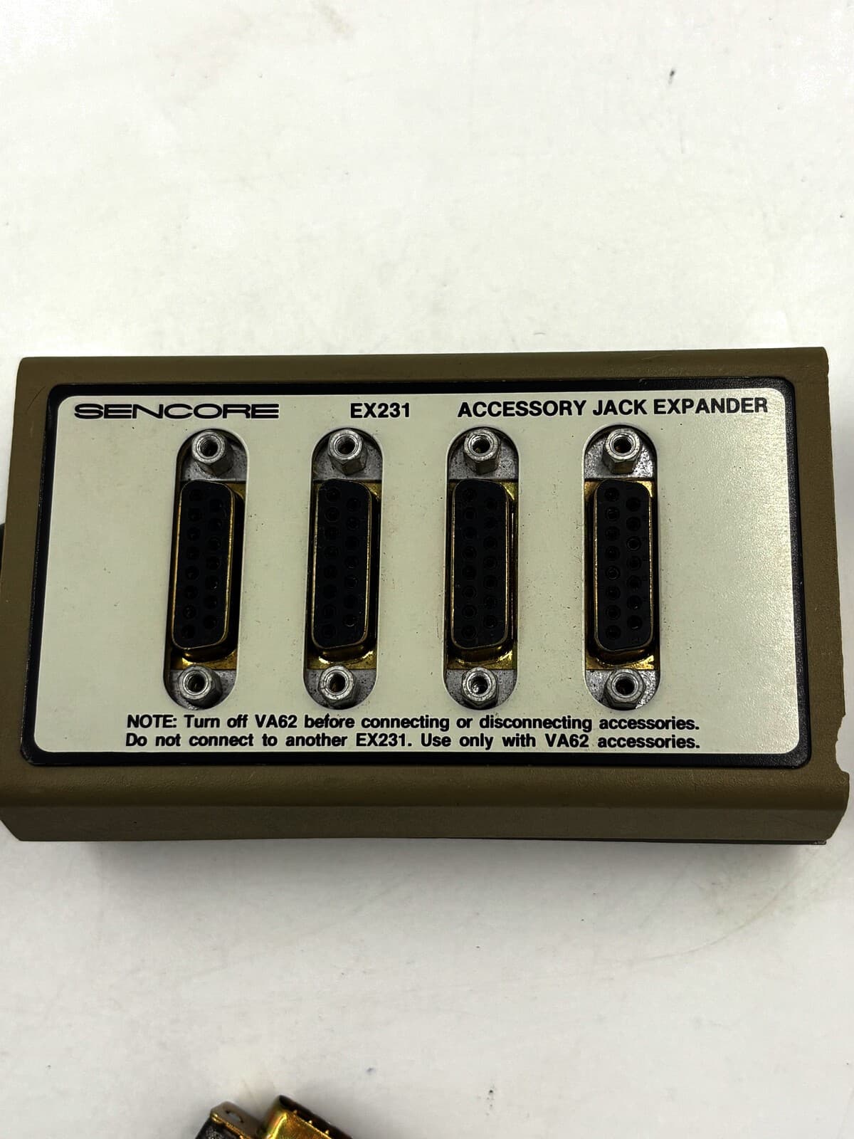 Sencore EX231 Jack Expander & SCR224 SCR Triac Test Accessory Lot Untested