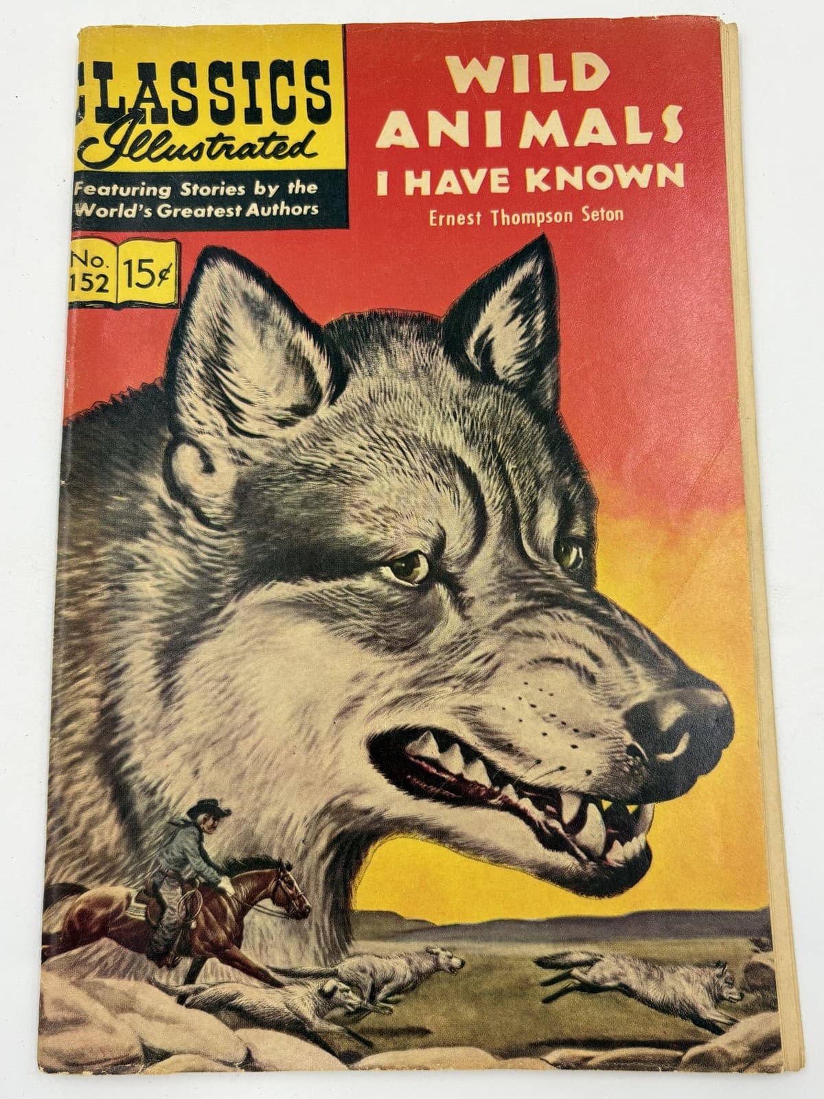 Classics Illustrated #152 Wild Animals I Have Known 15c Aug 1965 Comic