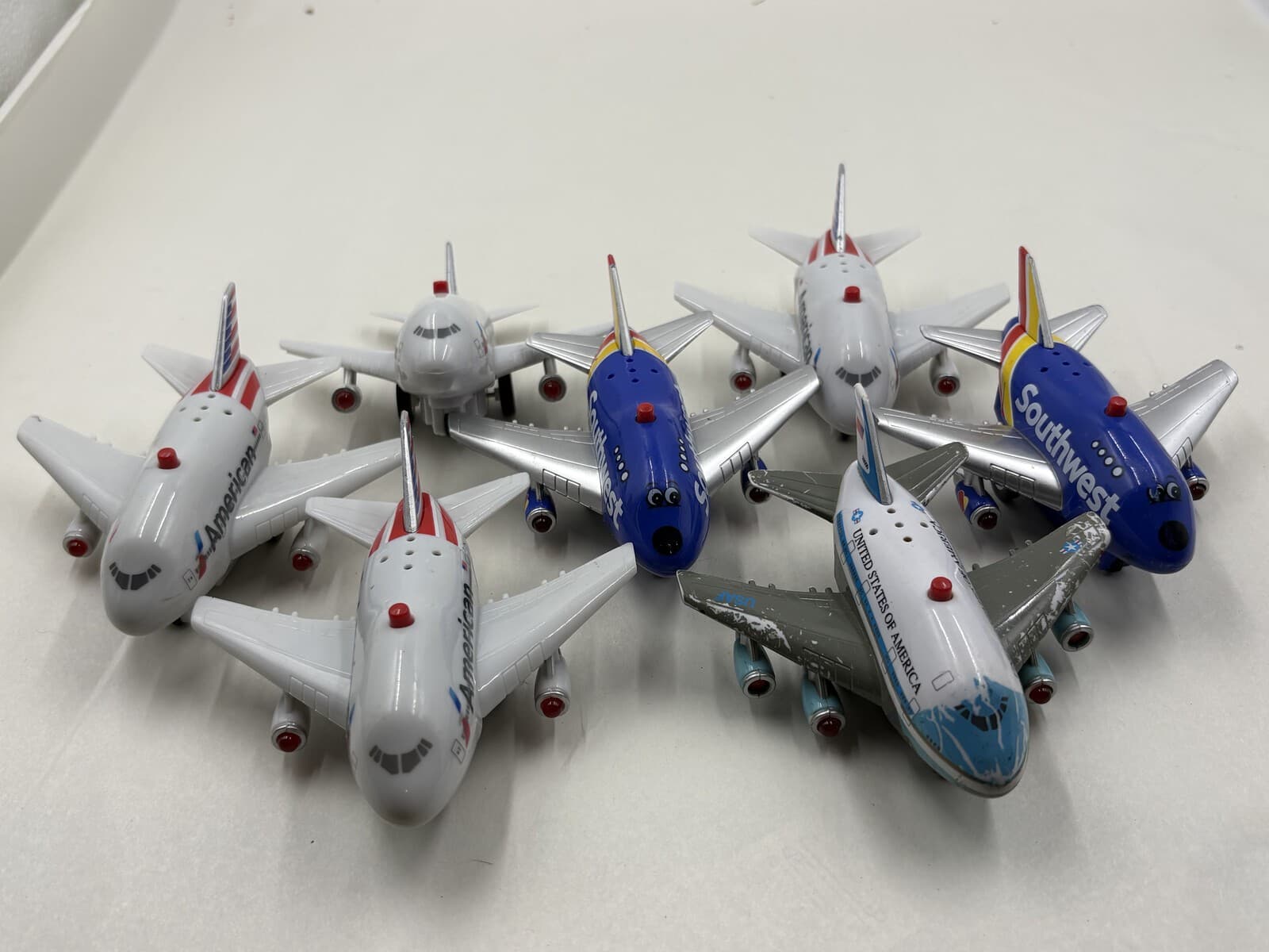 Lights Sound Pullback Airplanes Lot 7 American Southwest Air Force One READ