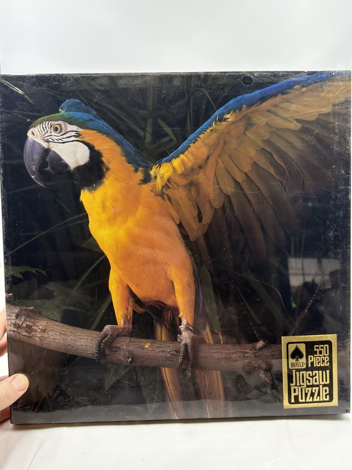 1985 Hoyle Jungle Jabberer 550-Piece Macaw Jigsaw Puzzle Sealed