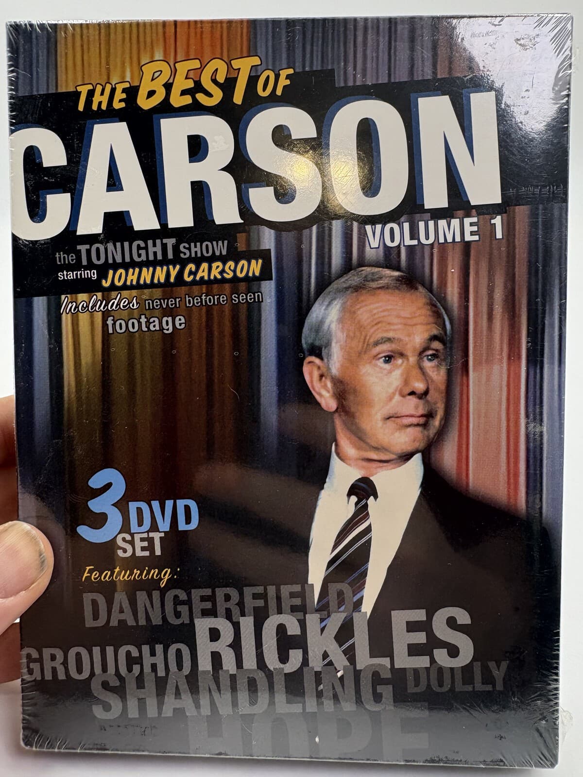 The Best of Carson Volume 1 3-DVD Set Johnny Carson New Sealed 2006