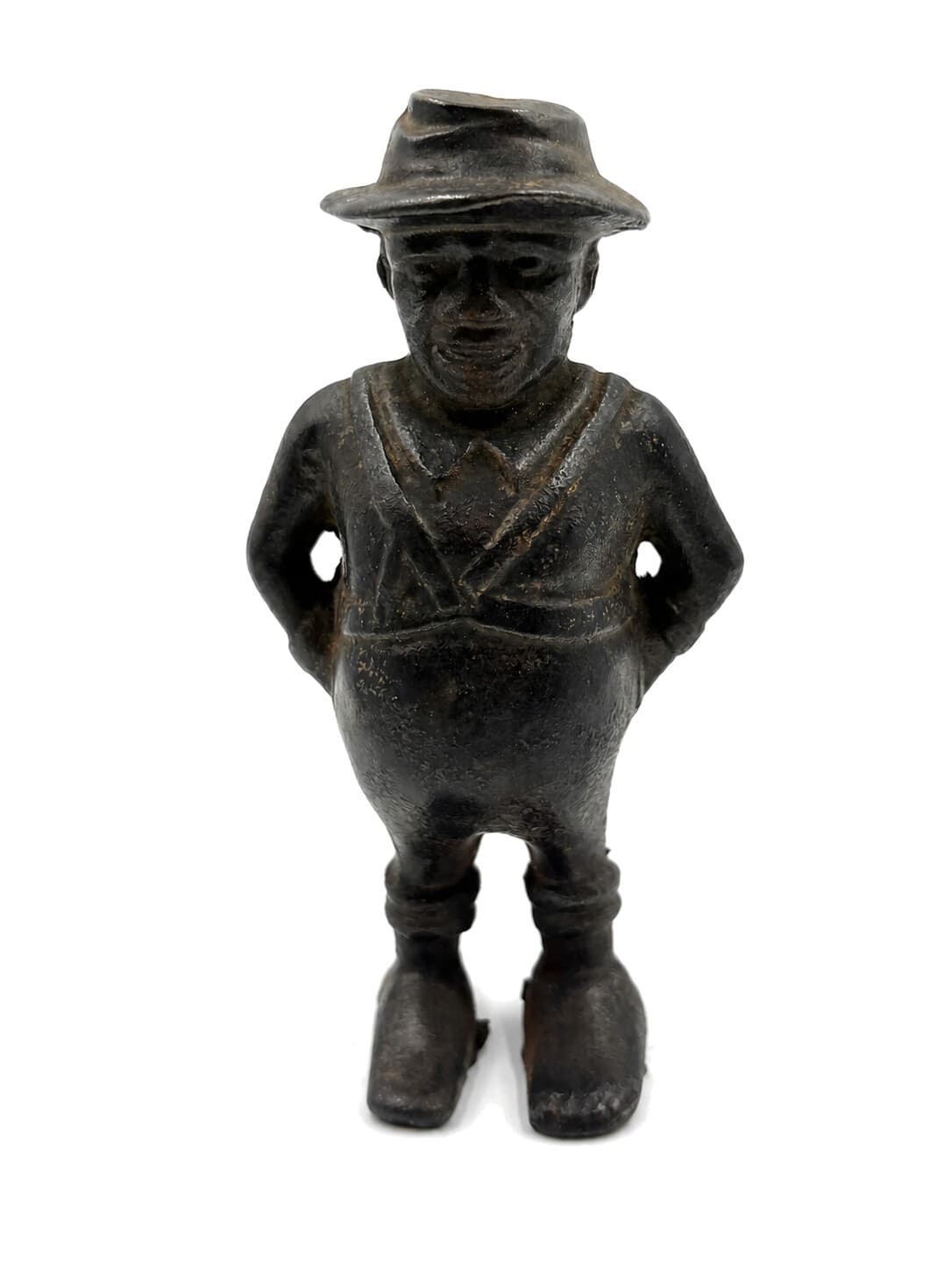 Antique A.C. Williams Sharecropper Cast Iron Still Coin Bank 5.5"