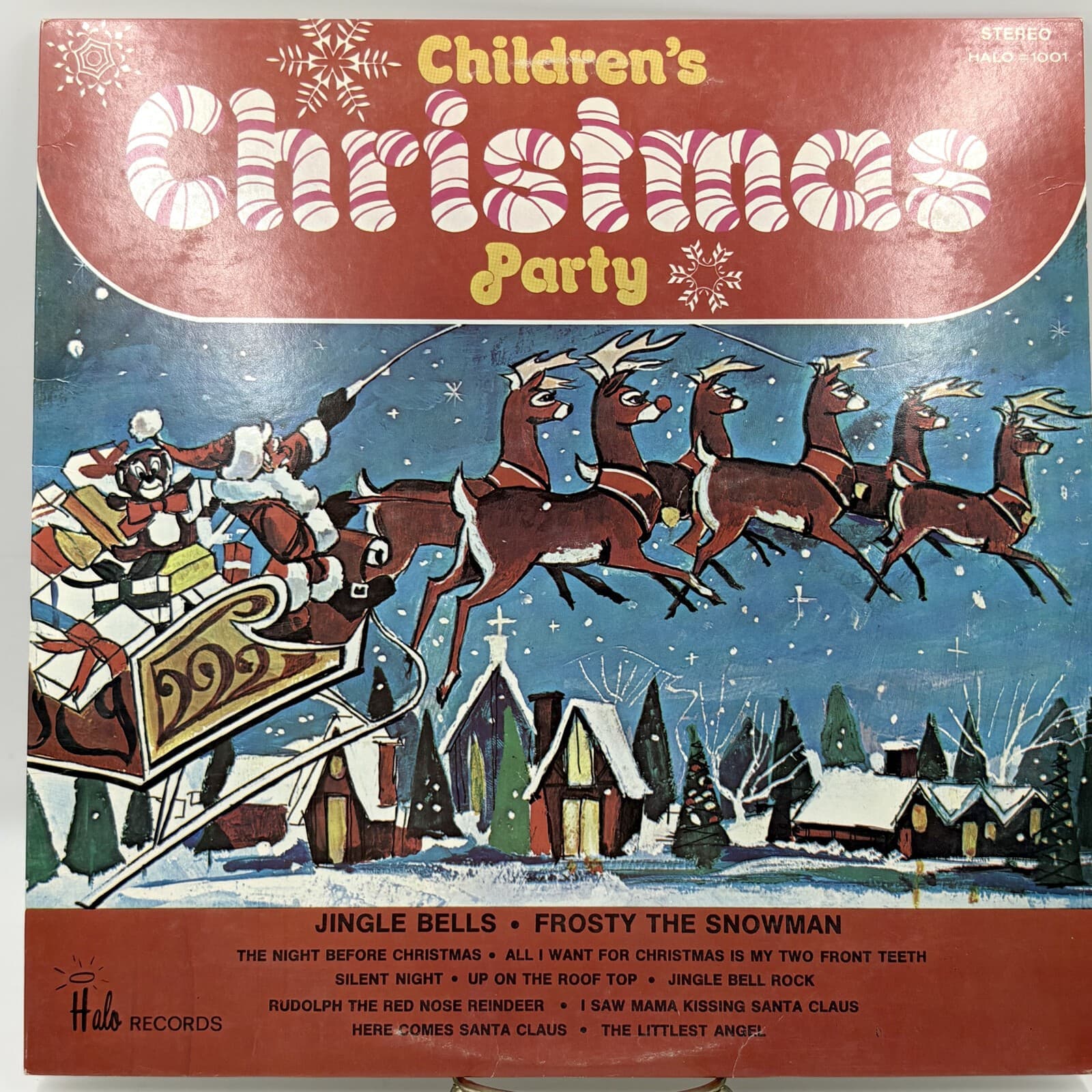 Children's Christmas Party LP Halo 1001 Stereo Vinyl Record
