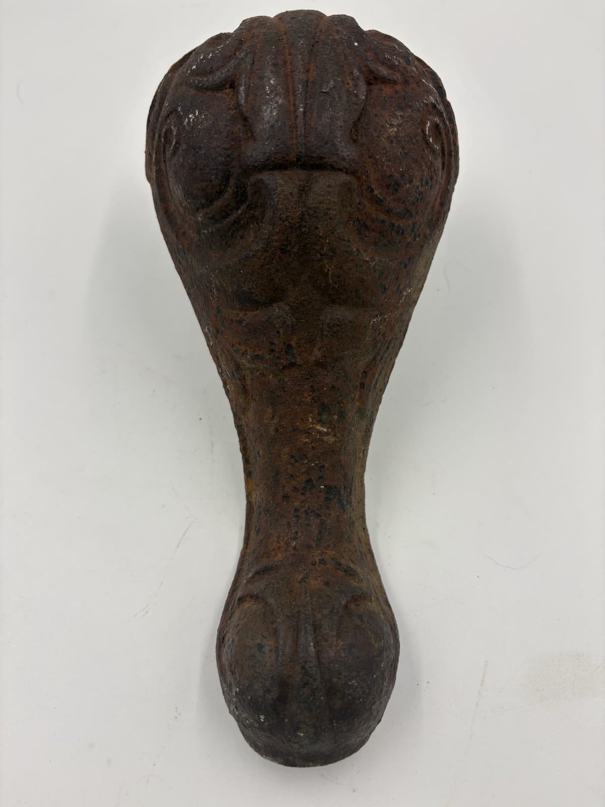 Single Cast Iron Ball Claw Foot Bath Tub Foot With Great Patina
