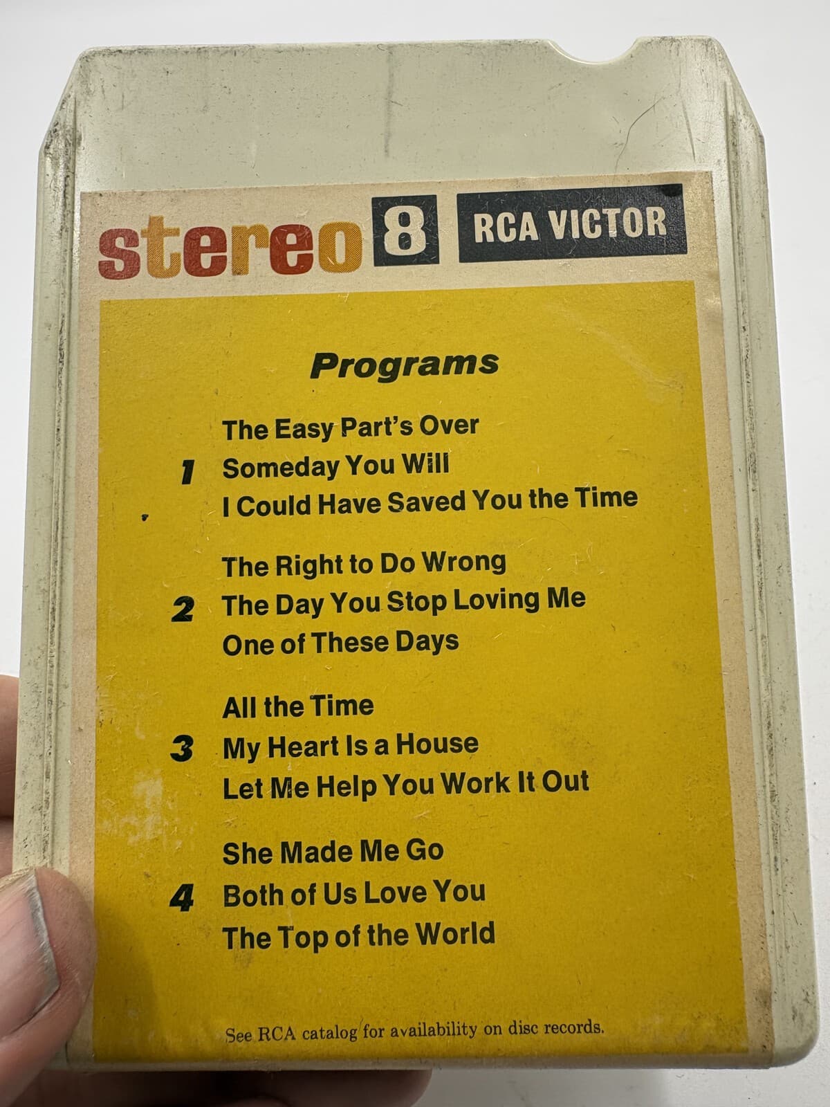 Charley Pride Songs of Pride Charley That Is RCA P8S-1373 8-Track Tape