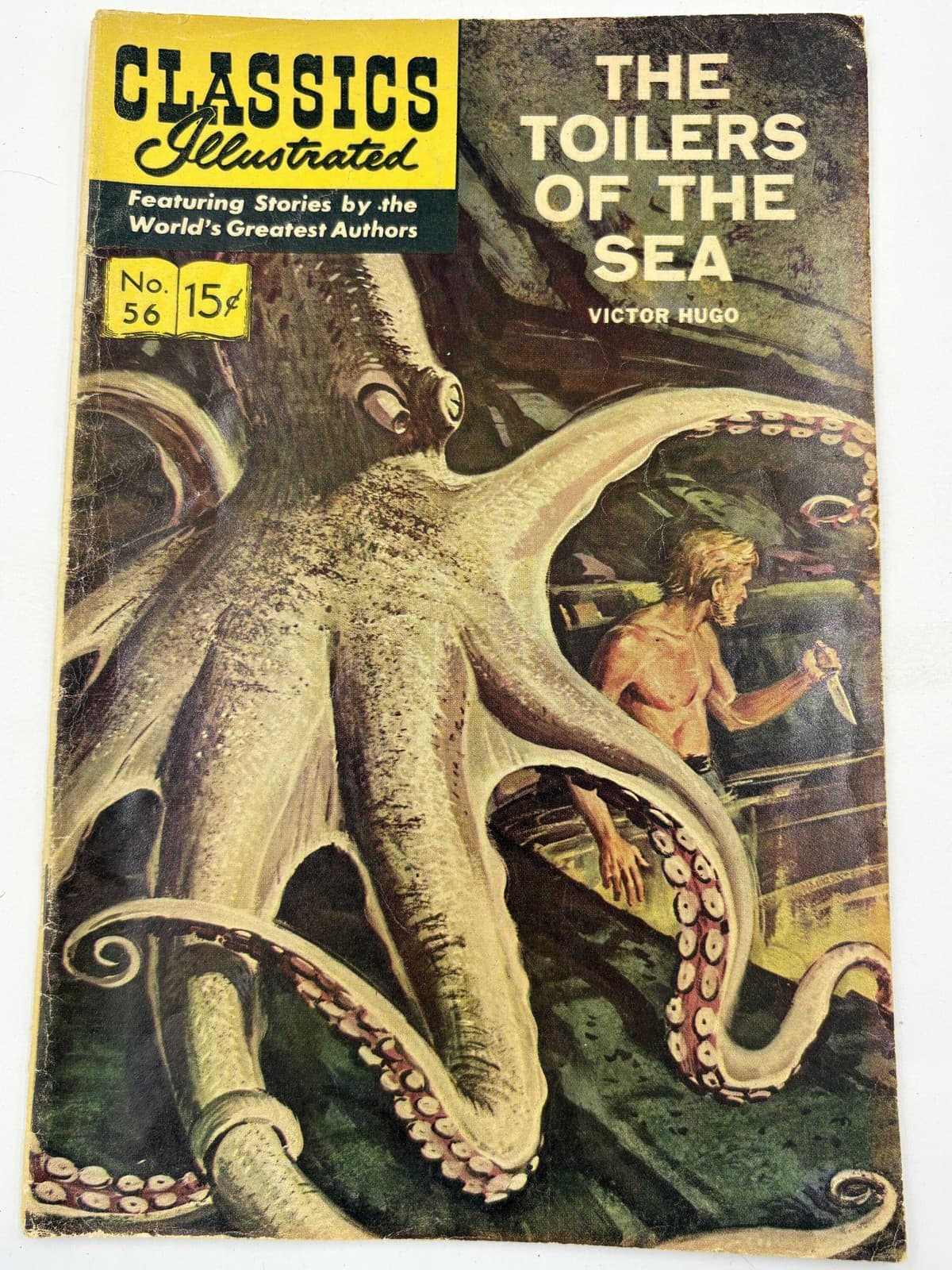 Classics Illustrated #56 Toilers of the Sea 15c March 1964 Vintage Comic